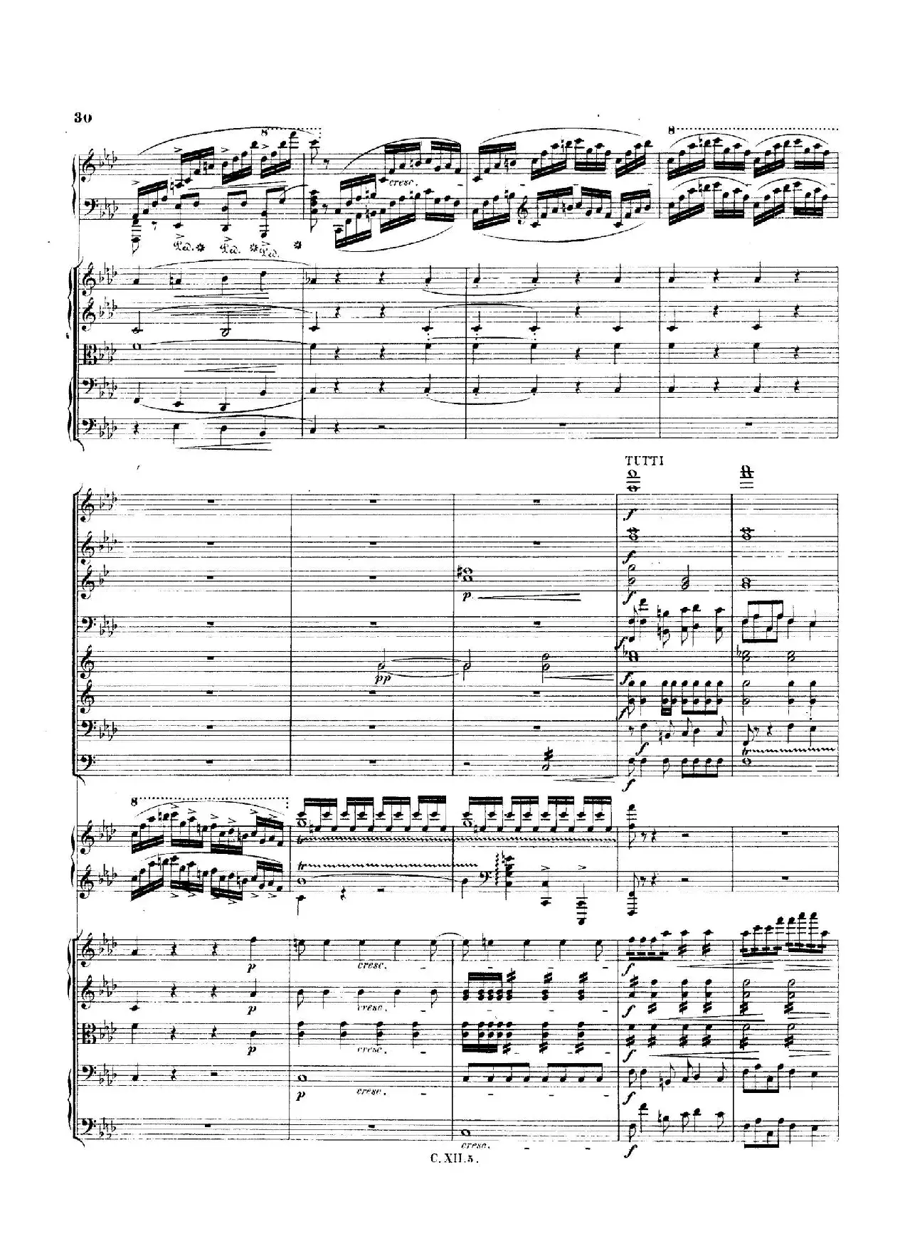 Piano Concerto No.2 in f Minor Op.21（f小调第二钢琴协奏曲·总谱）