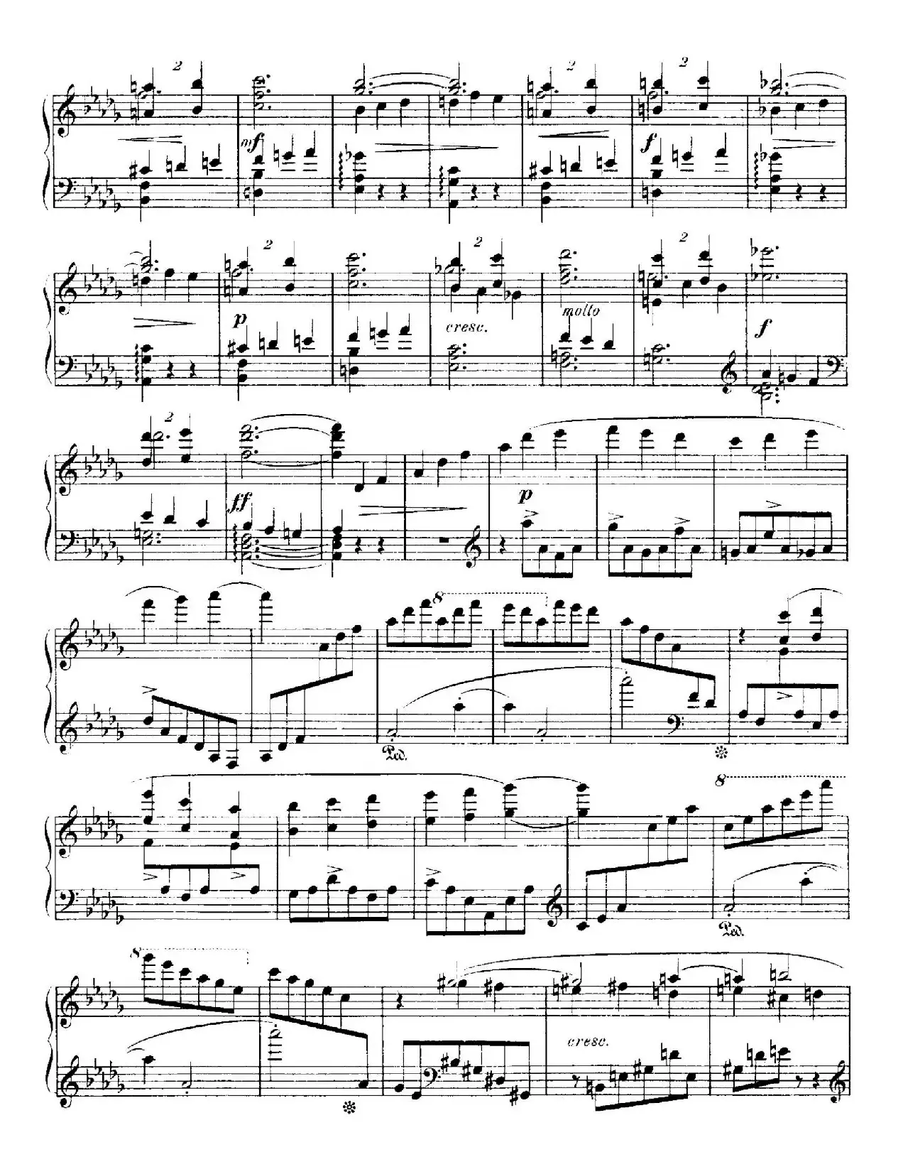 4 Valses Caprice（4首随想圆舞曲）（Op.59 No. 3 in G-flat ​）