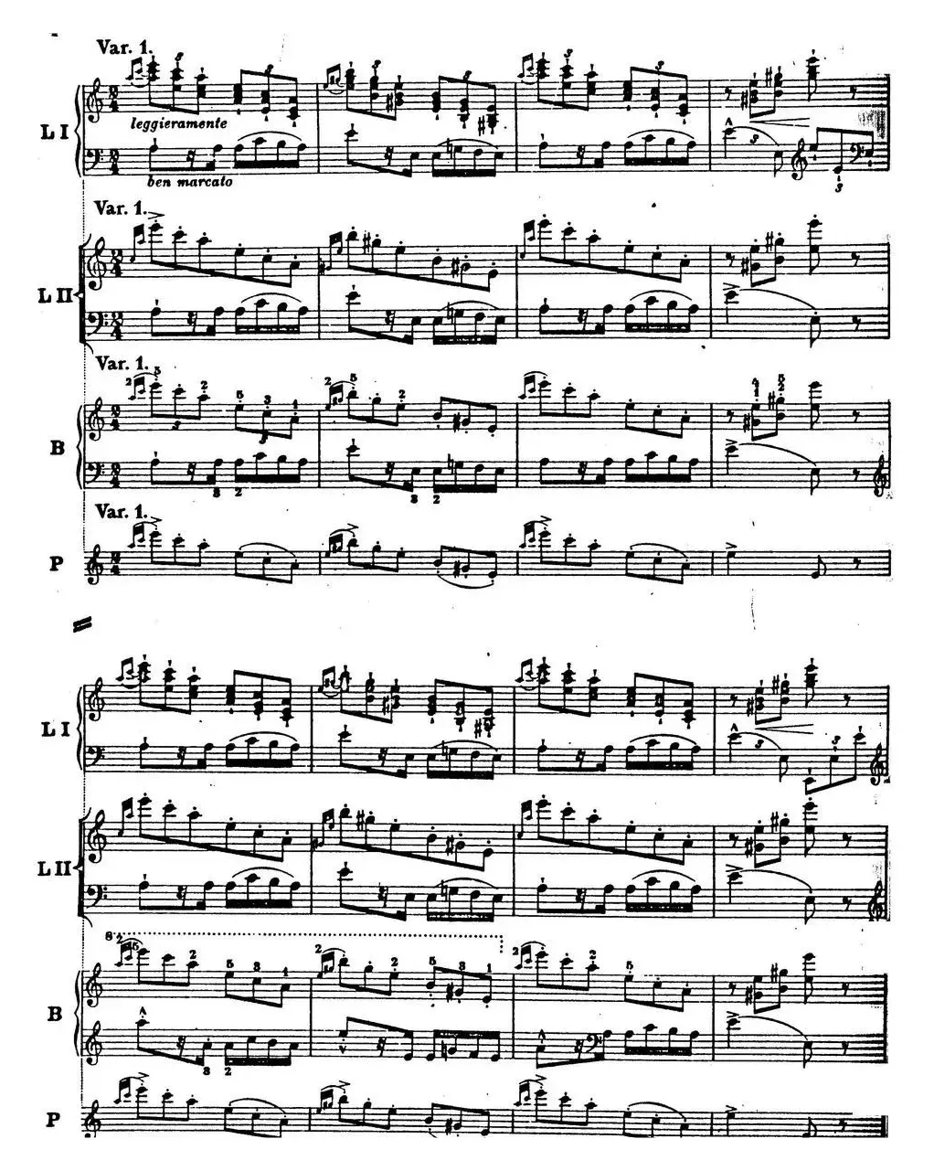 6首帕格尼尼大练习曲（Thema mit Variationen Etude Nr.6）