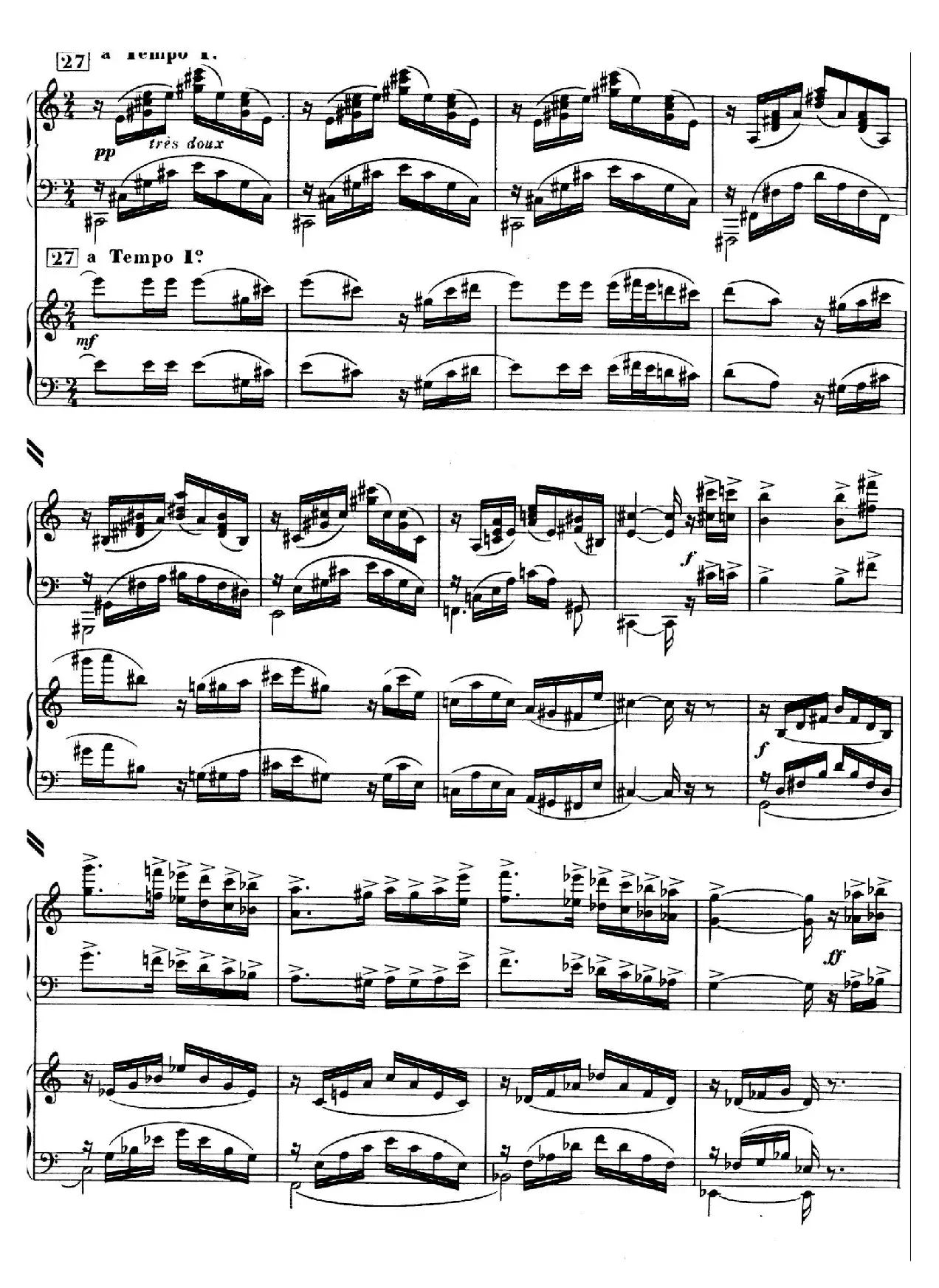 Piano Concerto in c-sharp Minor （升c小调钢琴协奏曲·第一乐章）