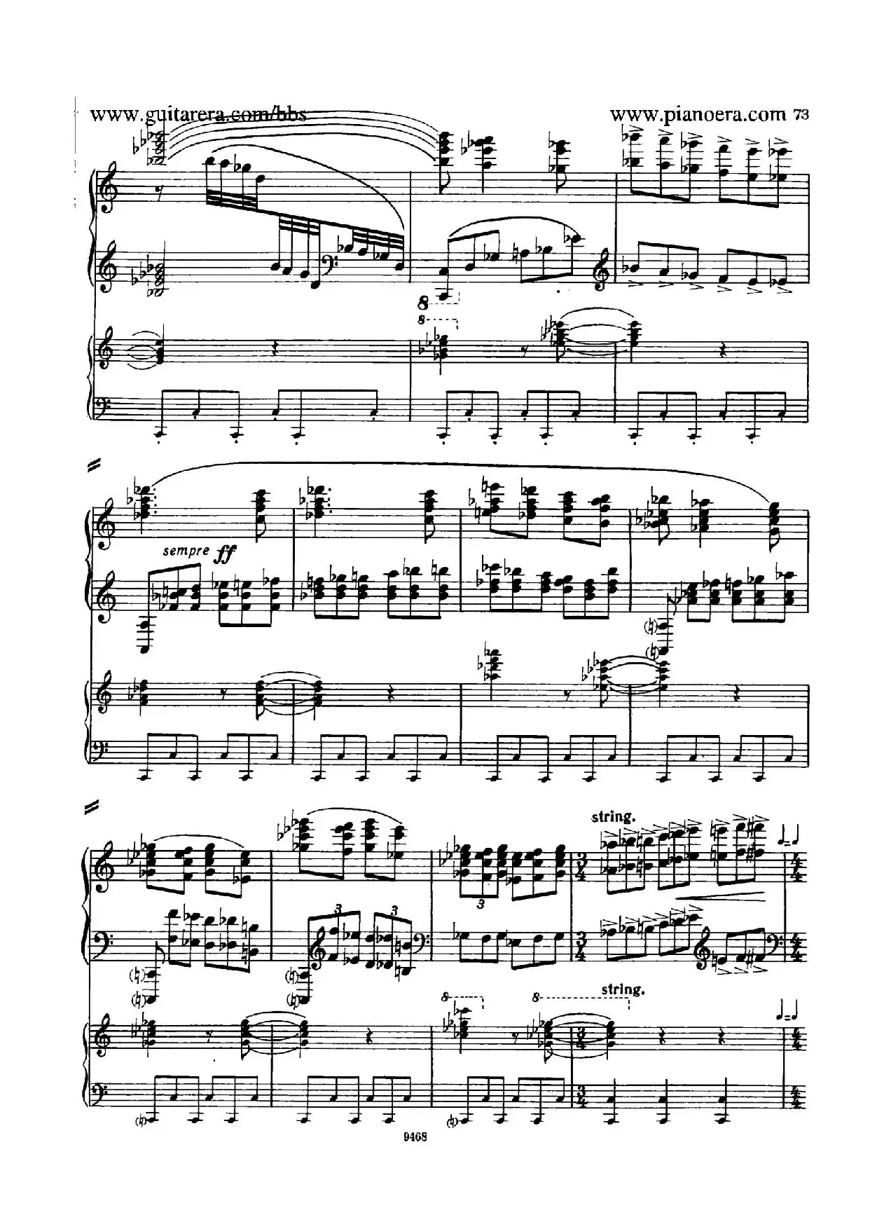 Piano Concerto in D-flat Major Op.37（降D大调钢琴协奏曲·Ⅲ·双钢琴）