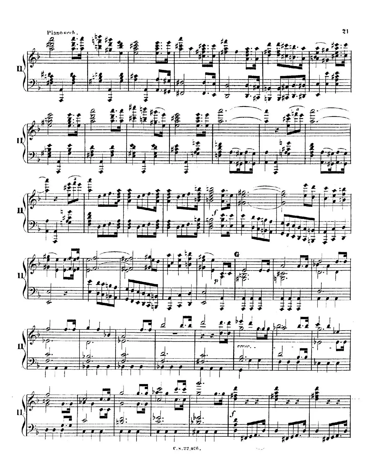 Piano Concerto No.2 in F Major Op.35（F大调第二钢琴协奏曲·Ⅰ·双钢琴）