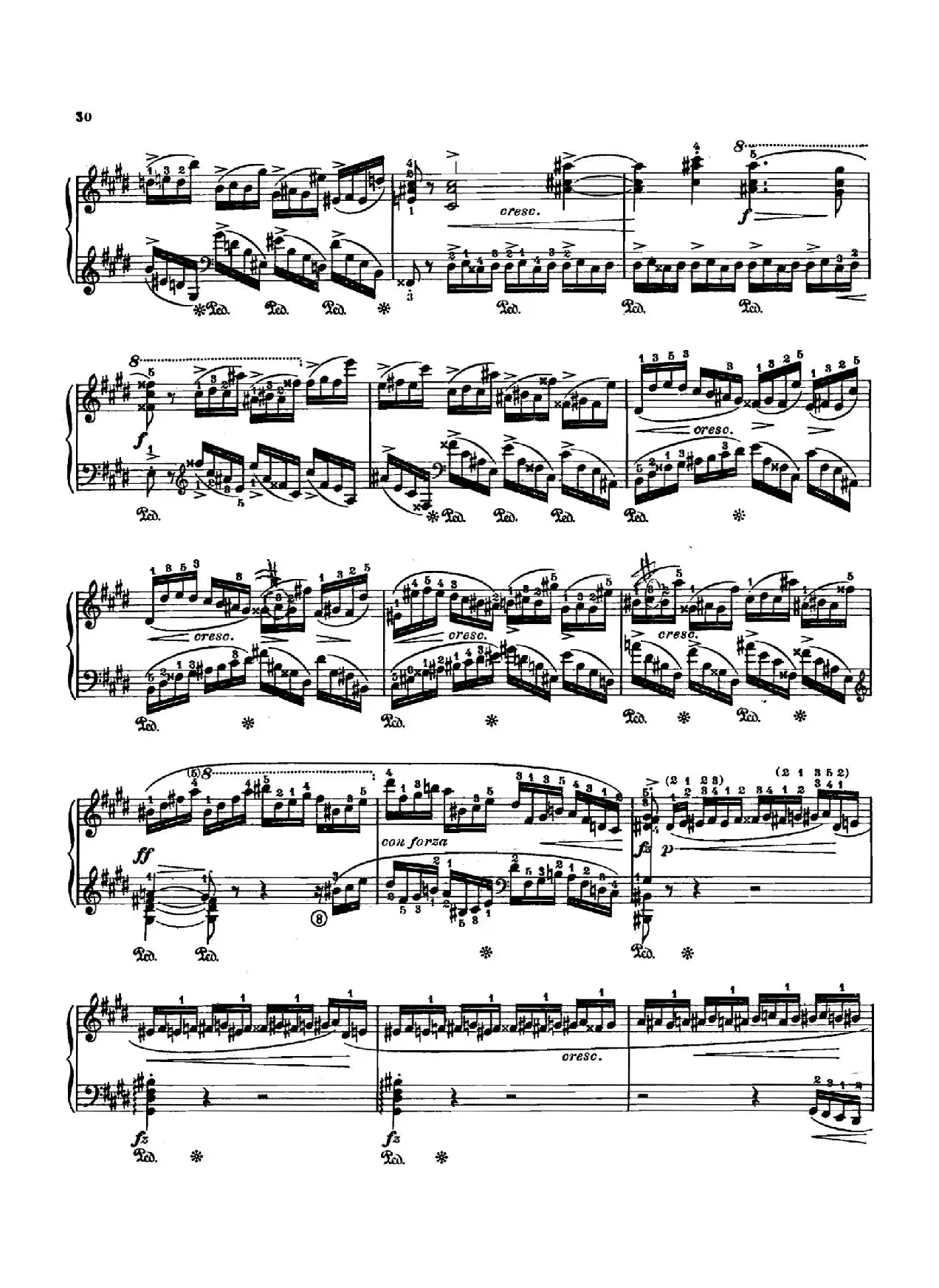 12 Etudes Op.10 柯尔托教学版（12首练习曲·4）