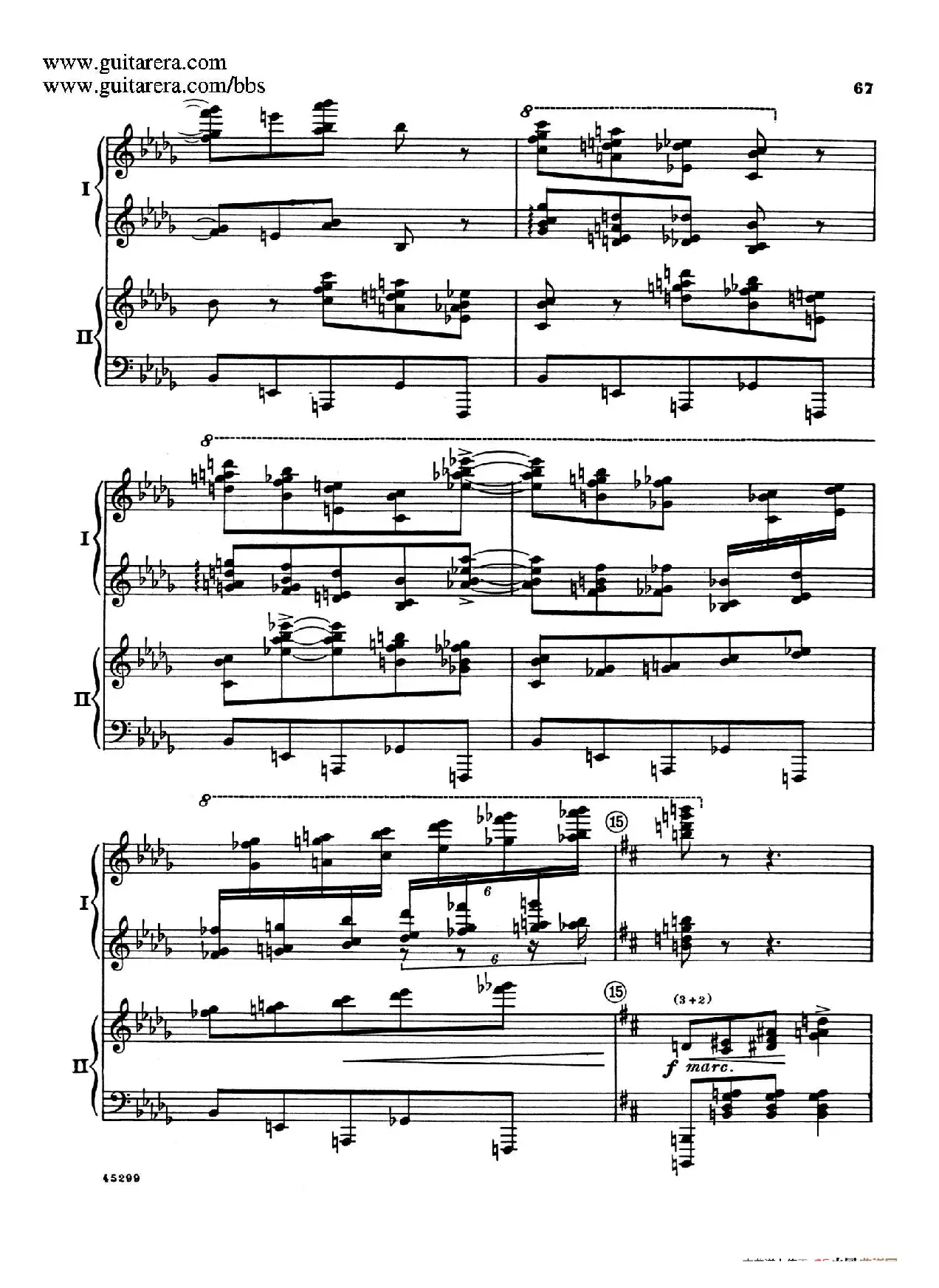 Piano Concerto Op.38（钢琴协奏曲·双钢琴·第三乐章）