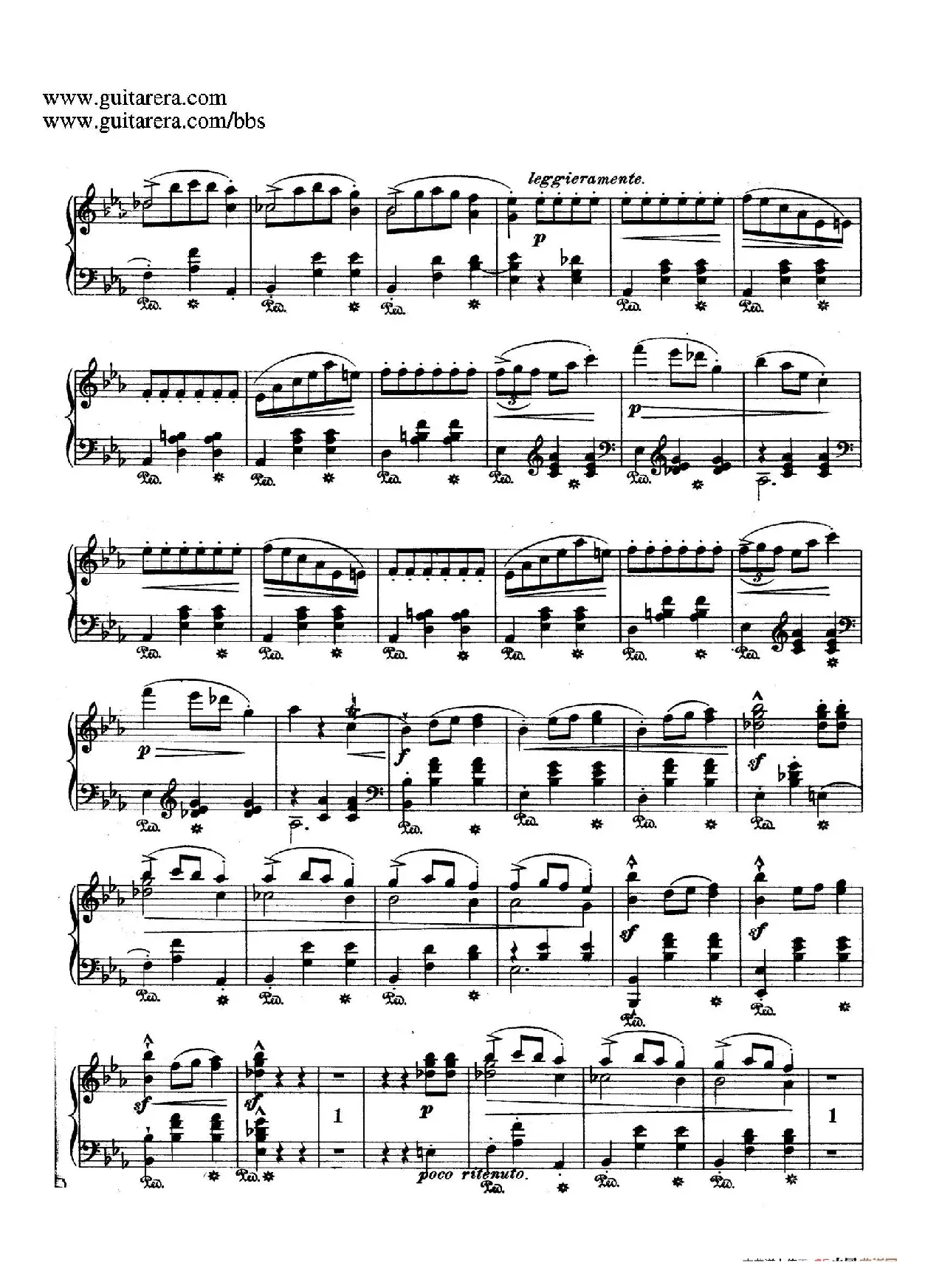 Grande Valse Brillante in E-flat Major Op.18 （降E大调华丽辉煌圆舞曲）