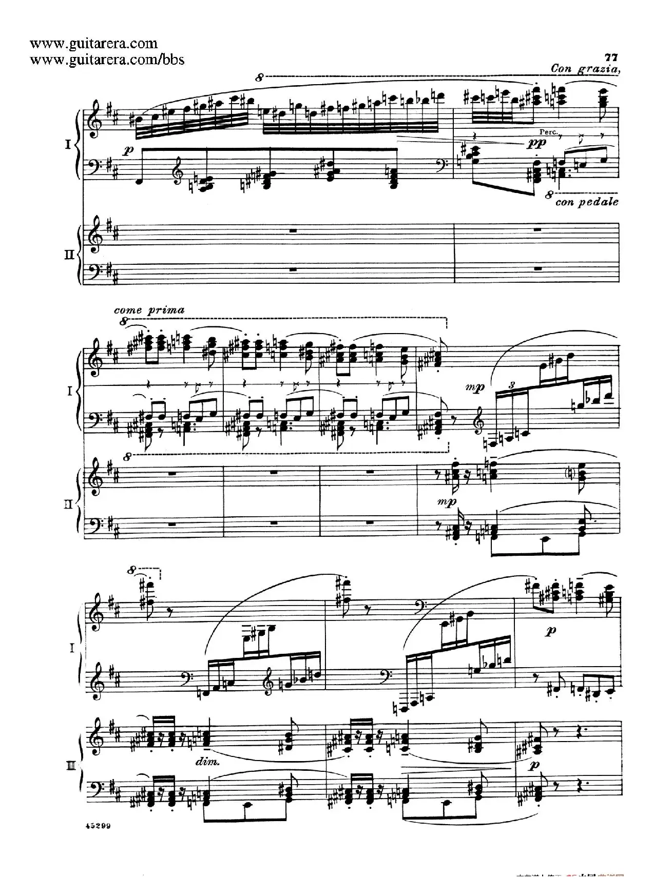 Piano Concerto Op.38（钢琴协奏曲·双钢琴·第三乐章）