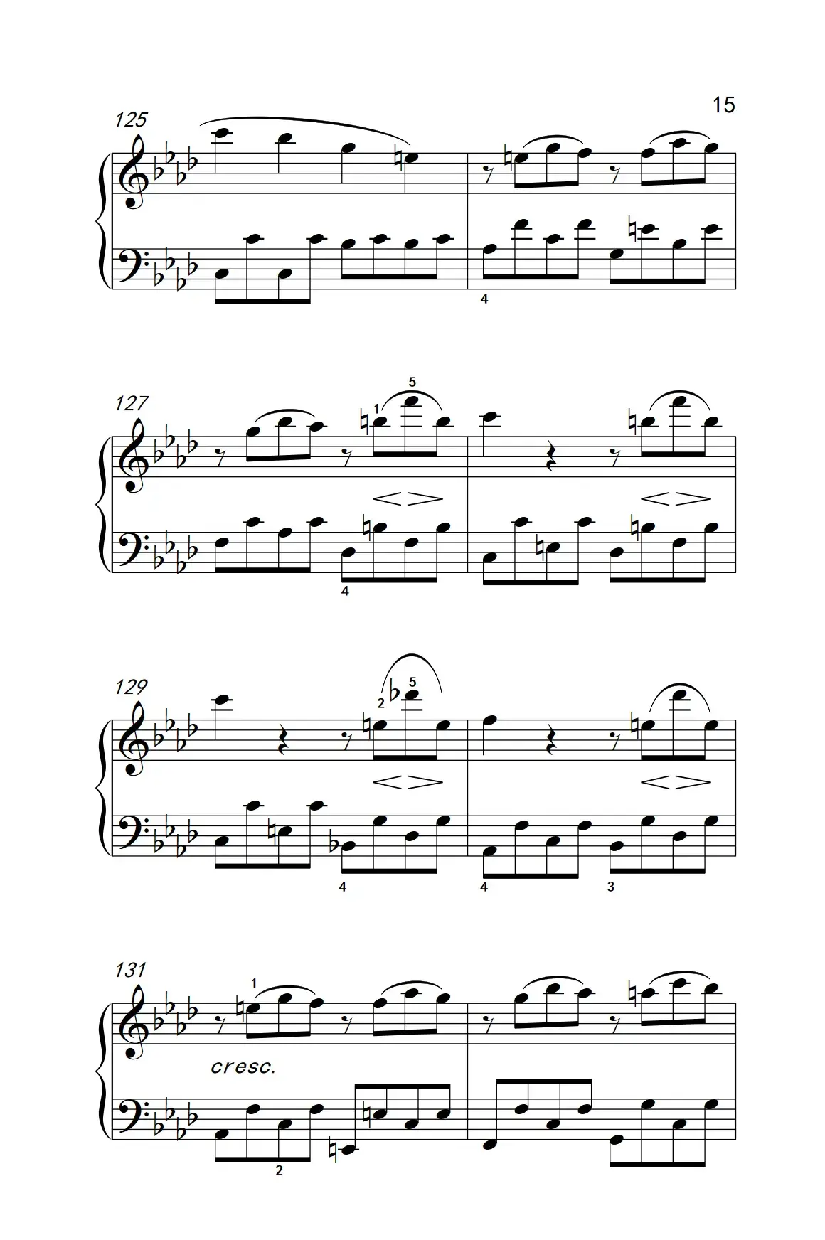 奏鸣曲 Opus 2 Nr.1 第一乐章（贝多芬奏鸣曲集 1）