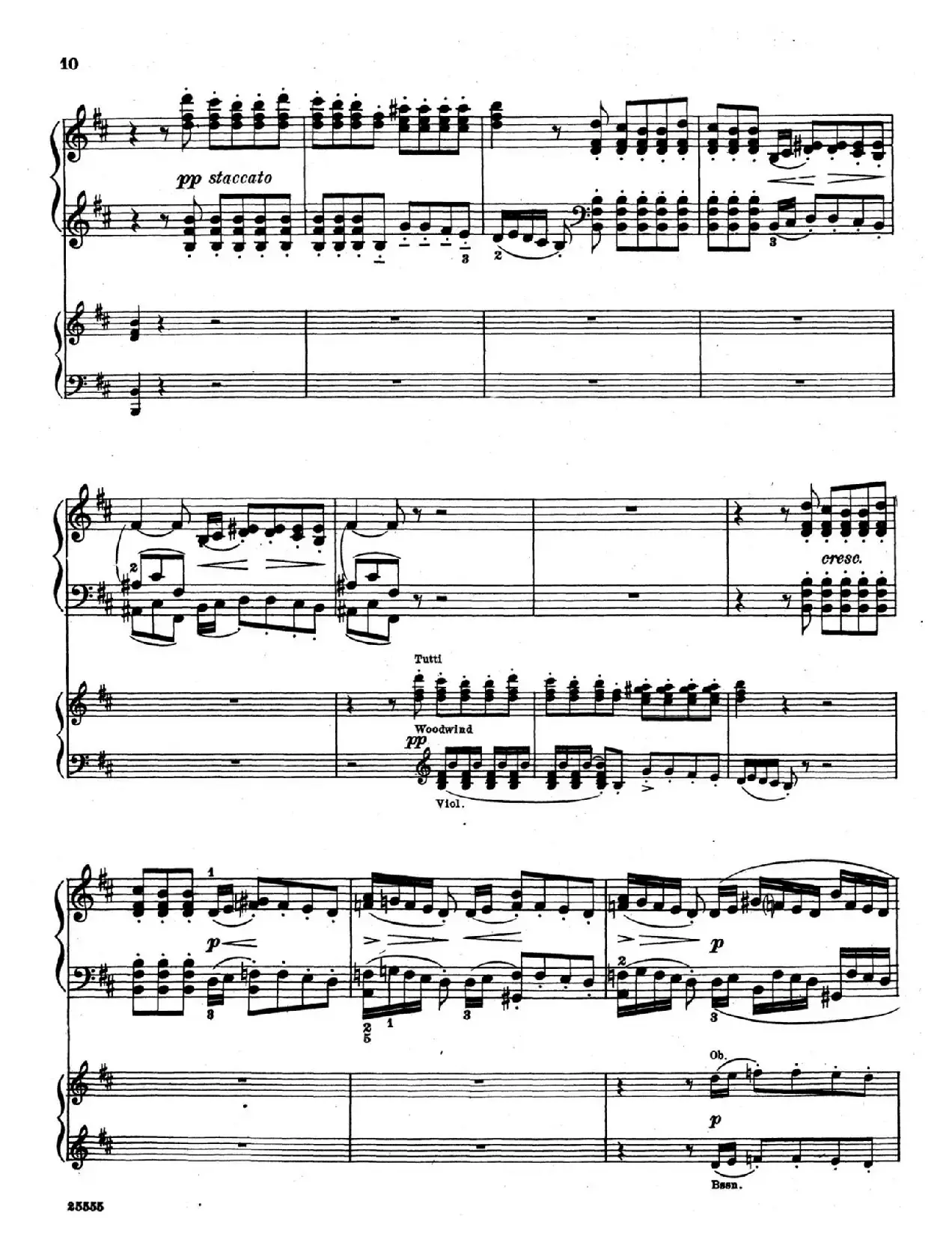 Capriccio Brillante in B Major Op.22（B大调华丽随想曲·双钢琴）