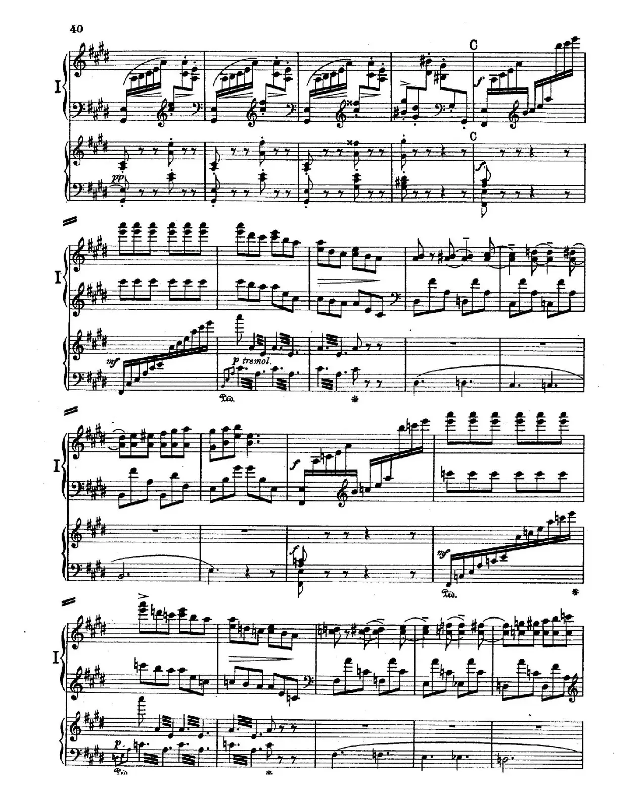 Piano Concerto in E Major Op.59（E大调钢琴协奏曲·双钢琴·第三乐章）