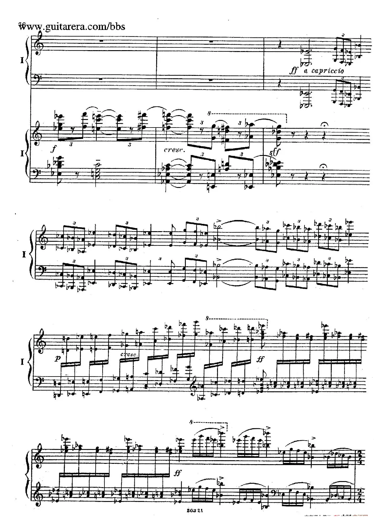 Rhapsody On A Theme Of Paganini Op.43（帕格尼尼主题狂想曲·双钢琴）（P61——87）