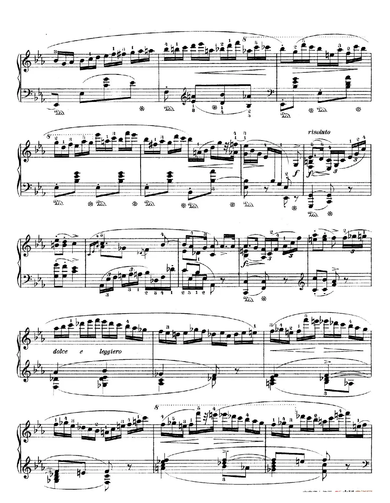 Rondo in E flat Major Op.16（降E大调回旋曲）