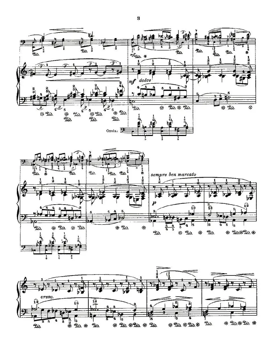 肖邦《练习曲》Fr.Chopin Op.25 No4-1