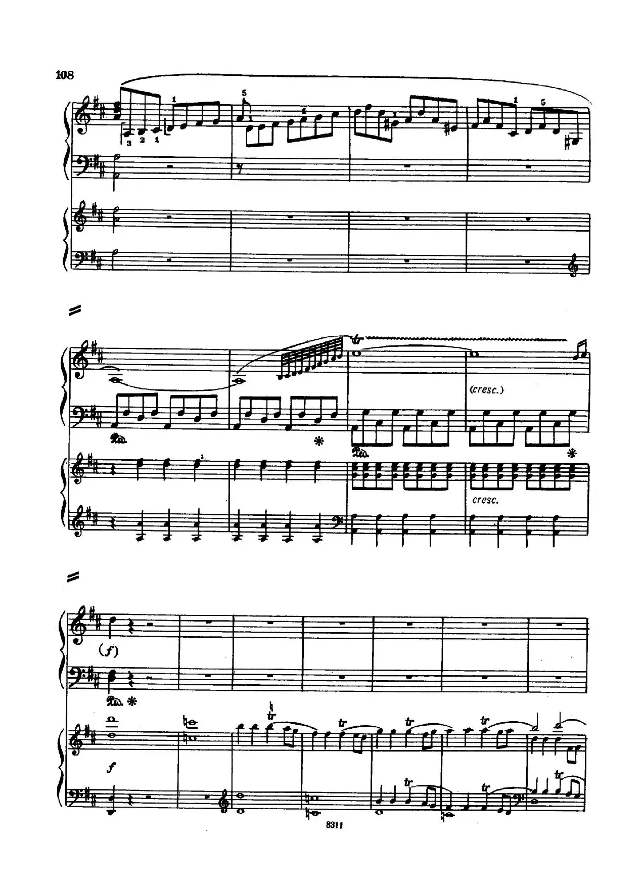 Concerto no 5 K 175 - 2 Piano（Ⅲ）