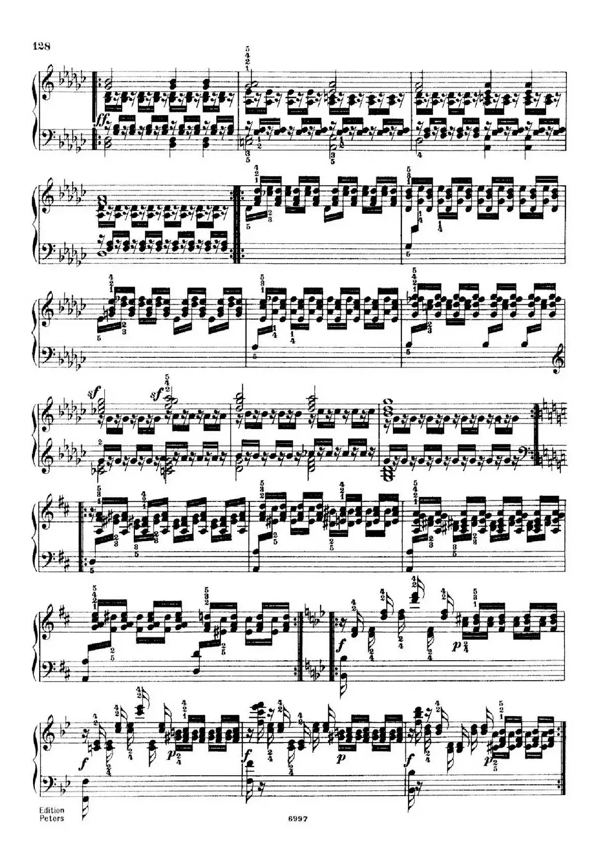 School of the Virtuoso Op.365（60首钢琴高级练习曲·56）