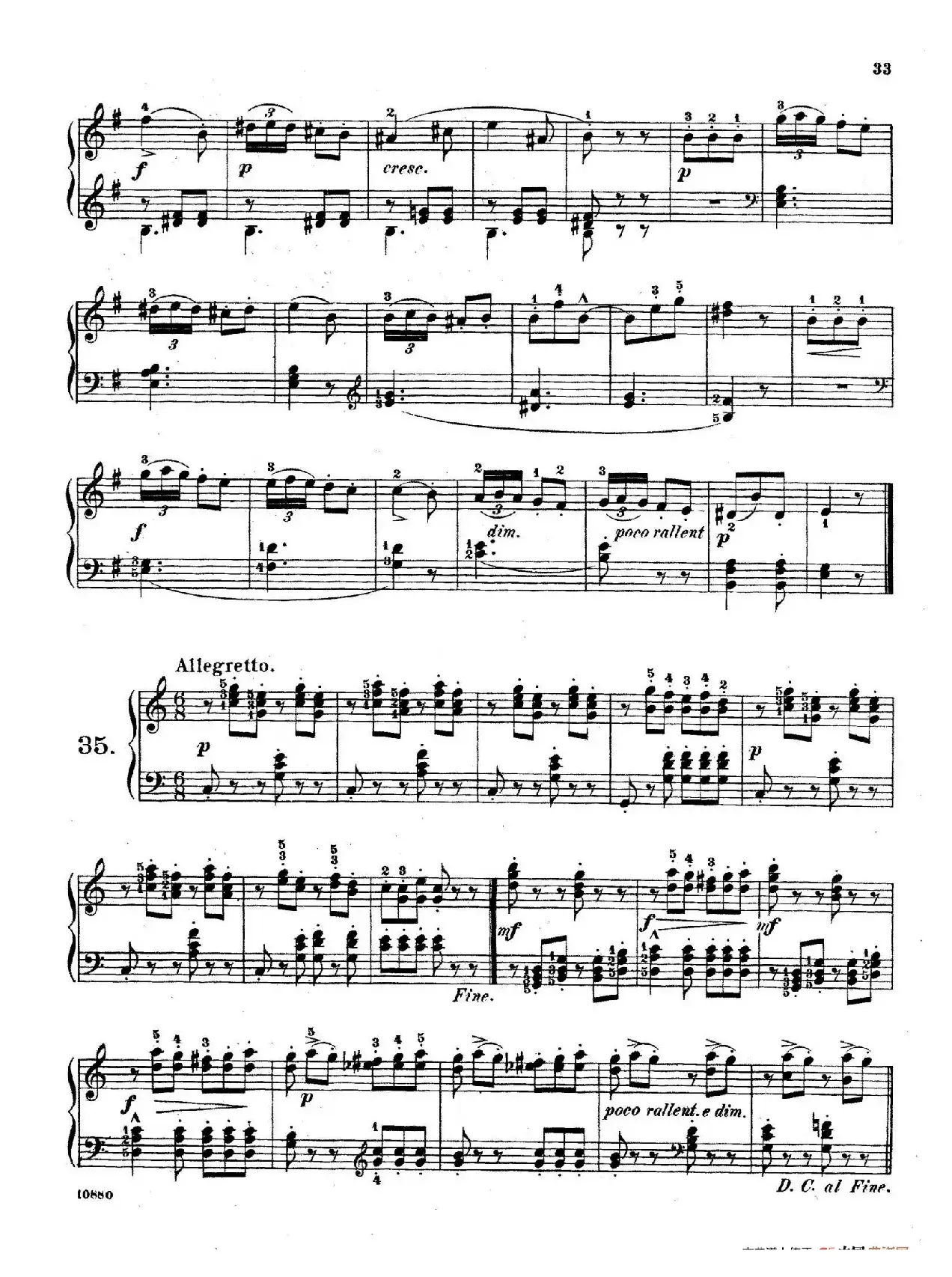 Etudes Enfantines Op.37（儿童钢琴练习曲 第31——39首）