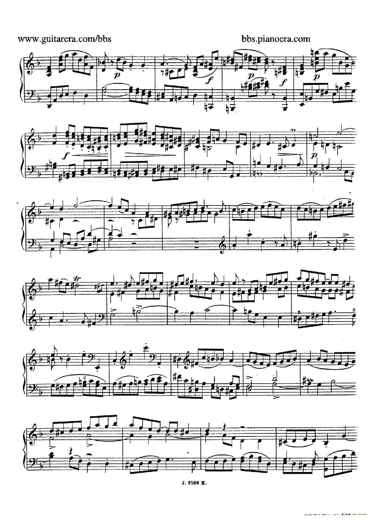 Theme with Variations and Fugue in F Major Op.14 （F大调主题变奏与赋格）