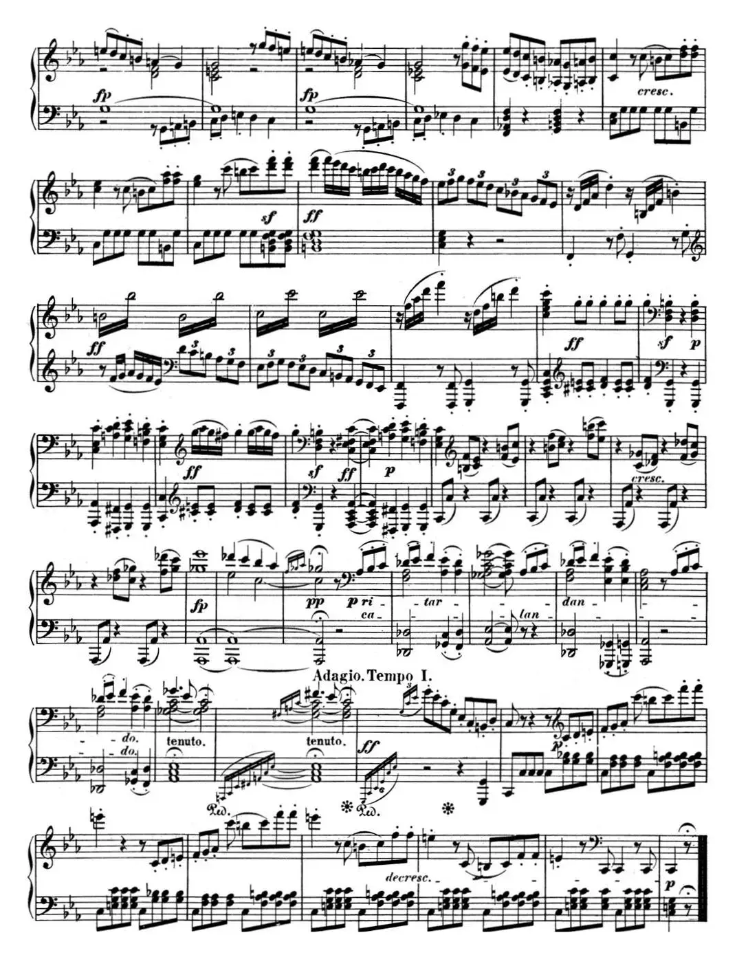 贝多芬钢琴奏鸣曲05 c小调 Op.10 No.1 C minor