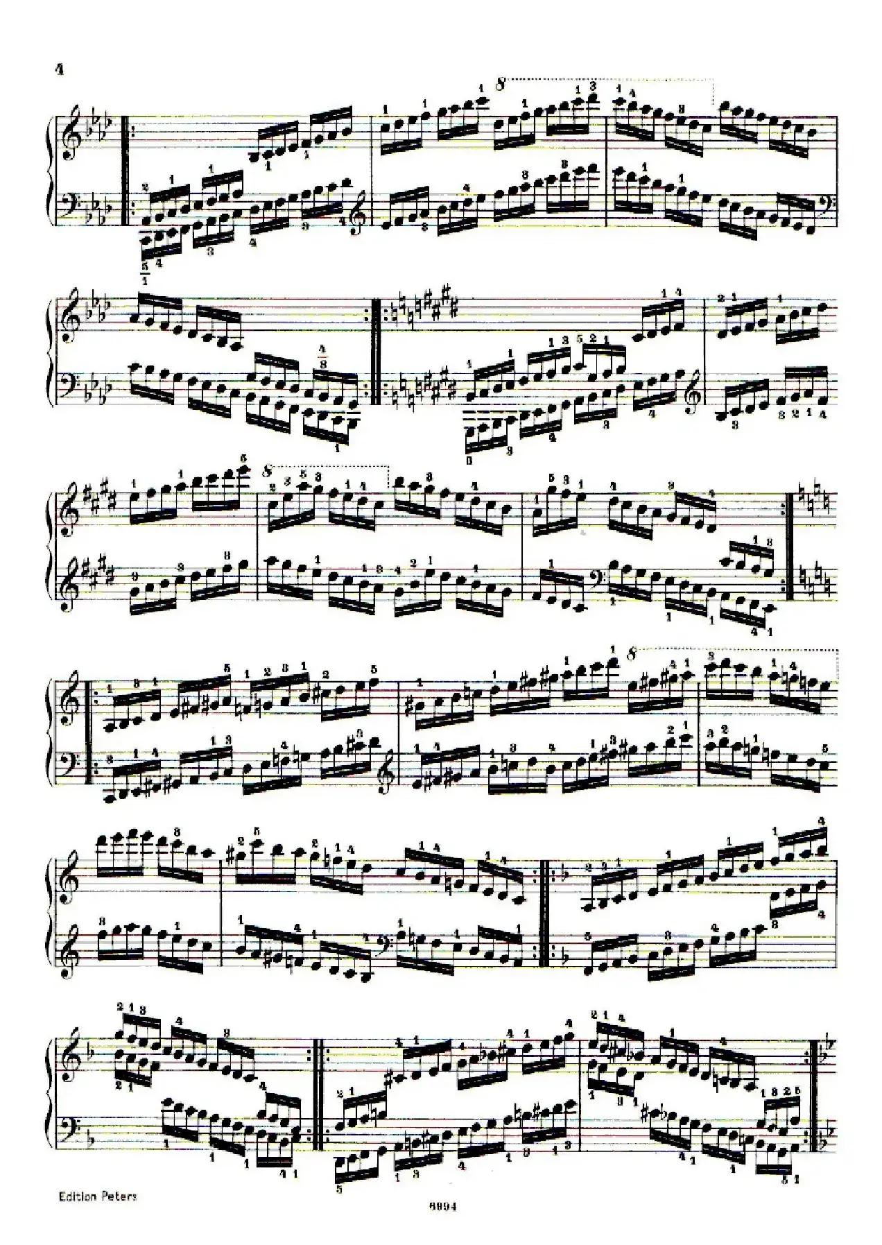 School of the Virtuoso Op.365（60首钢琴高级练习曲·1）