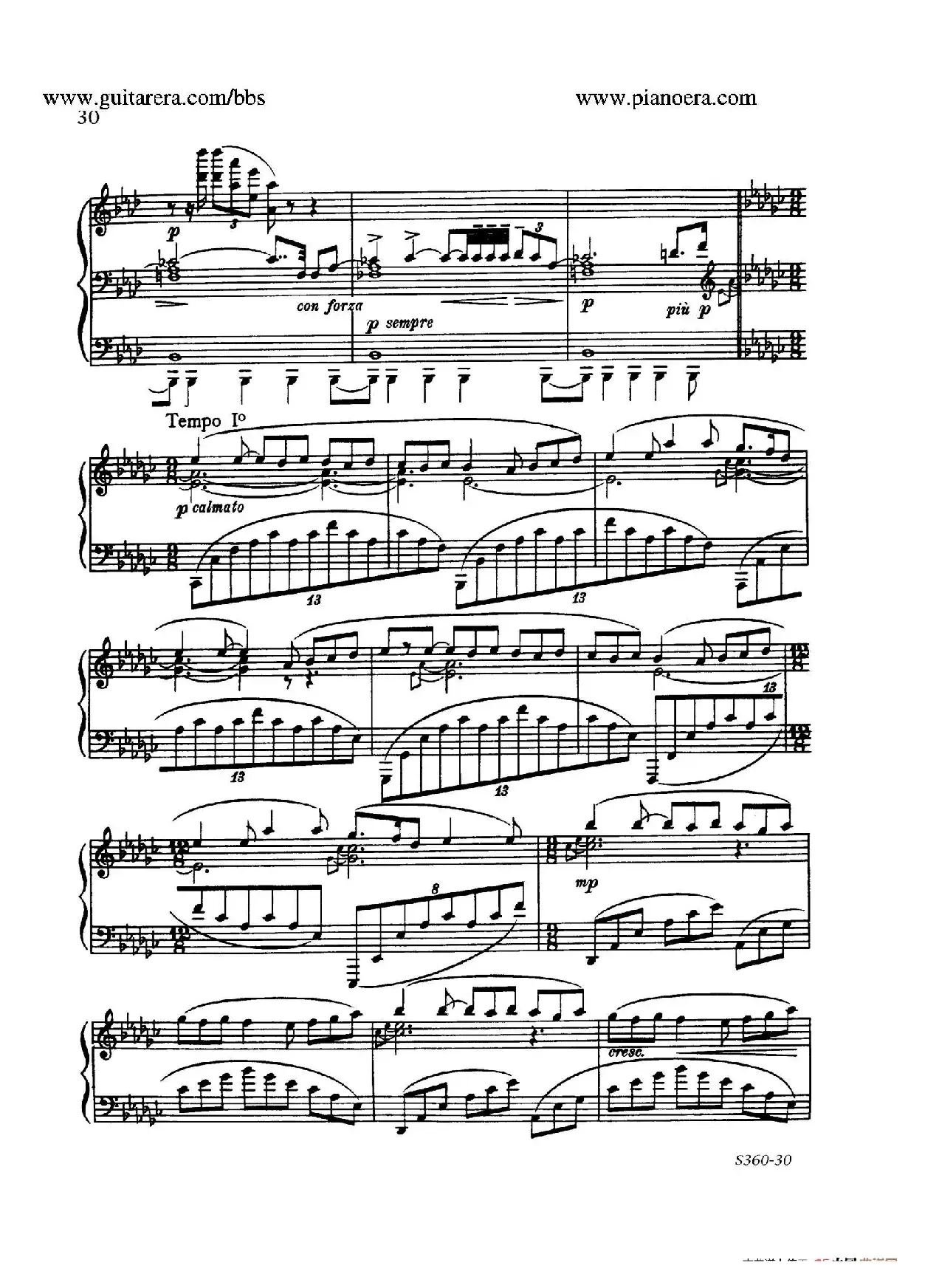 Fourth Piano Sonata S.360（第四钢琴奏鸣曲）