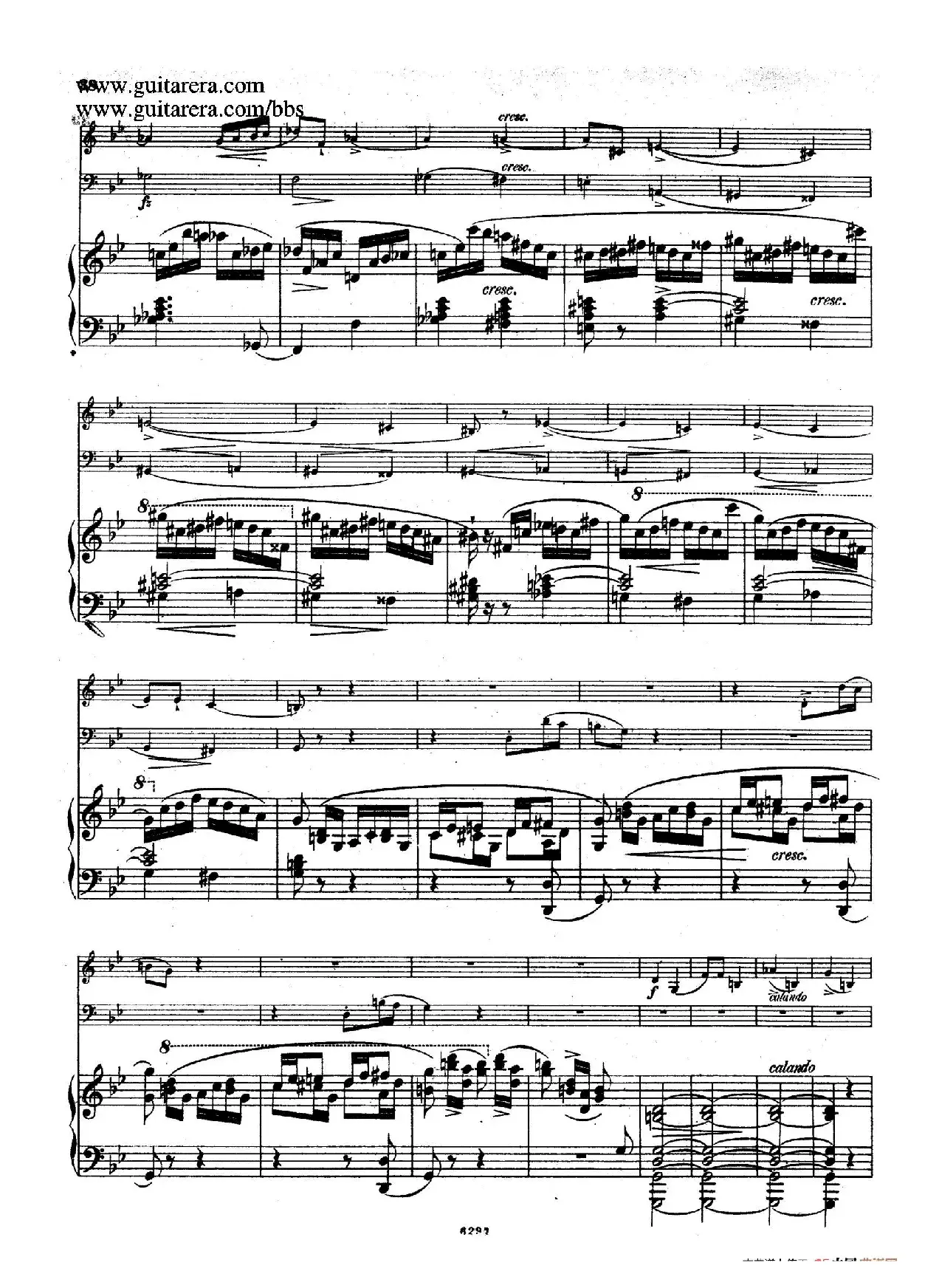 Piano Trio in g Minor Op.8（g小调钢琴三重奏）