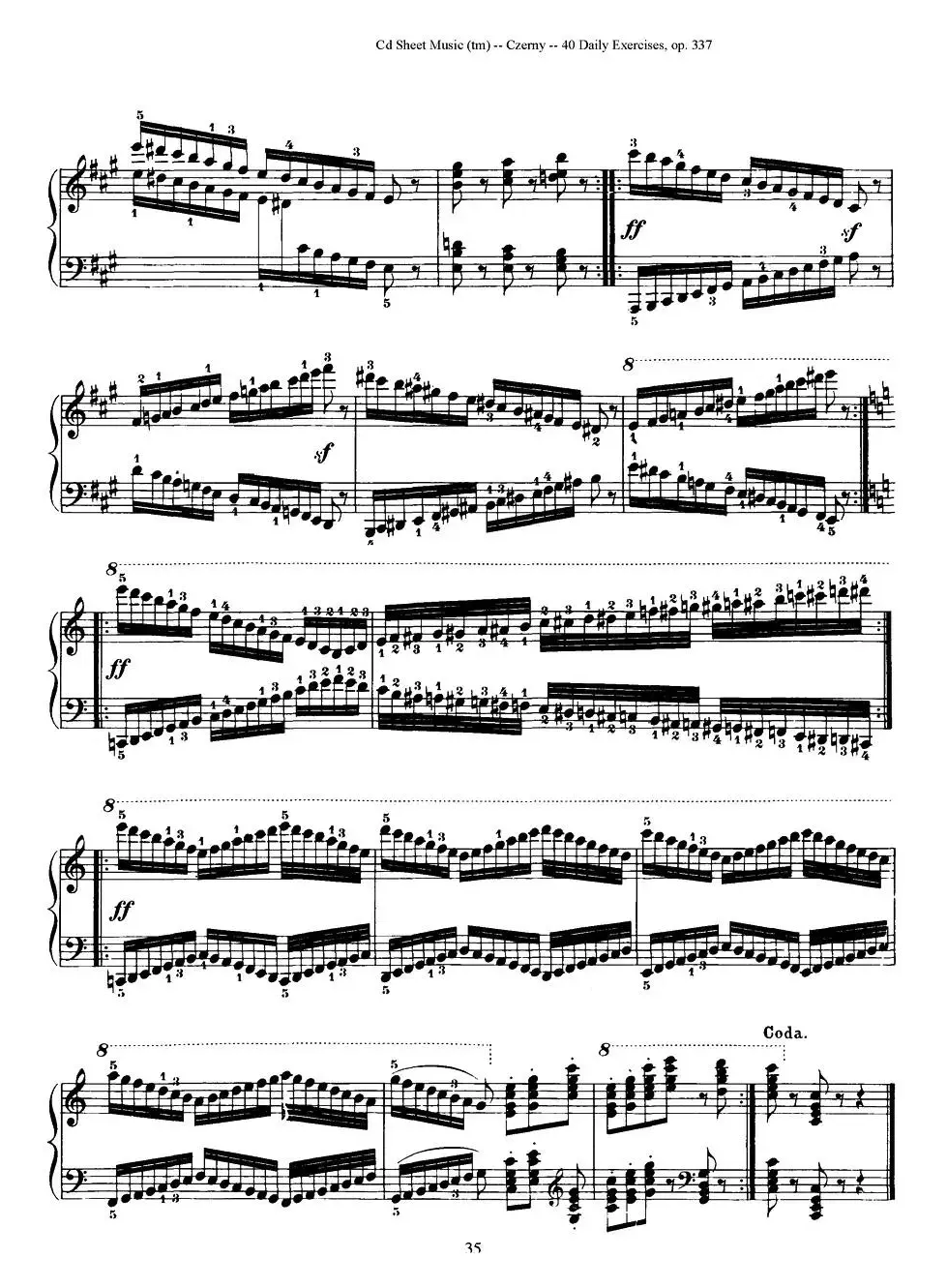 Czerny - 40 Daily Exerci Op.337（25—30）（40首日常训练曲）