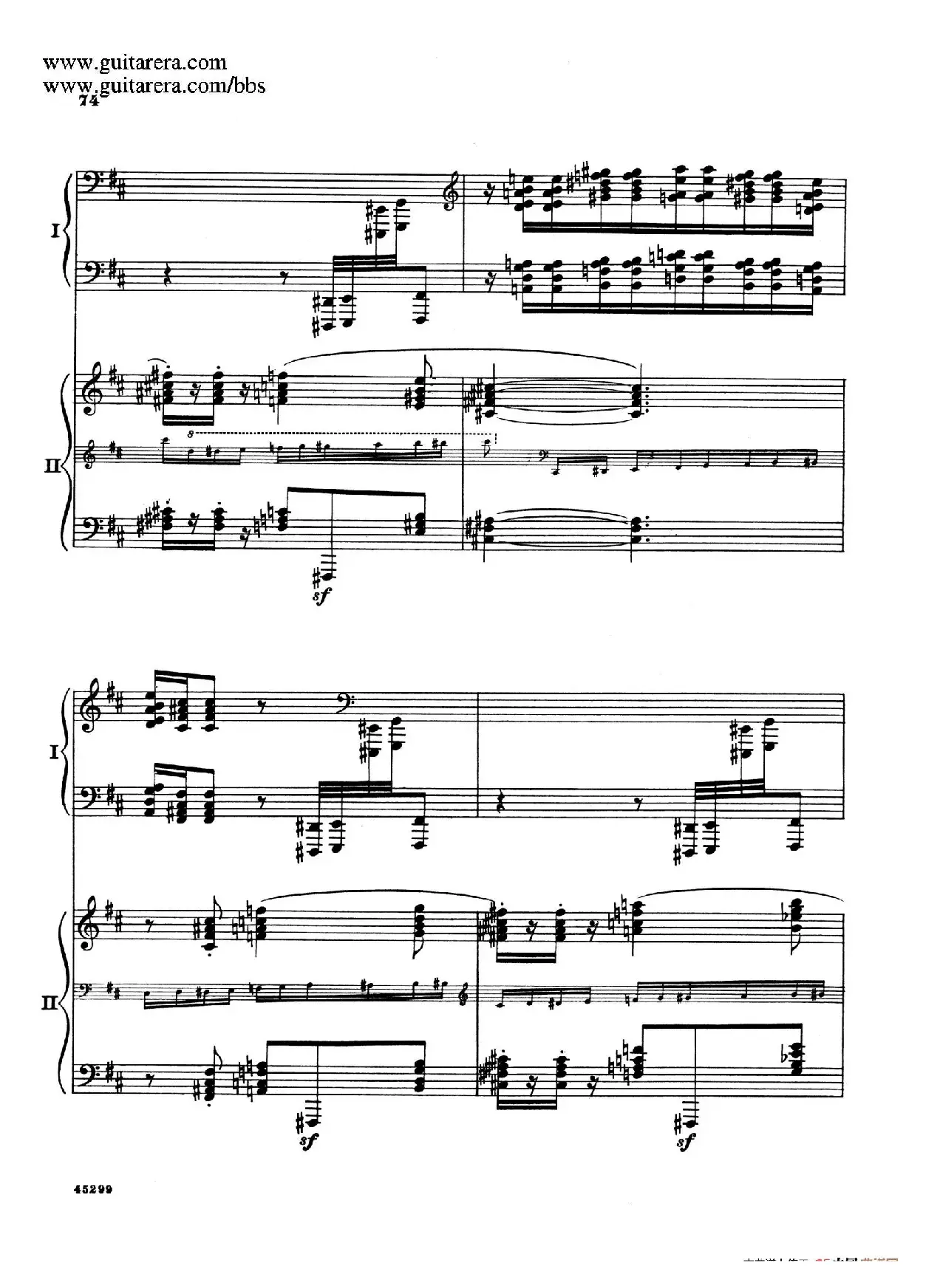 Piano Concerto Op.38（钢琴协奏曲·双钢琴·第三乐章）