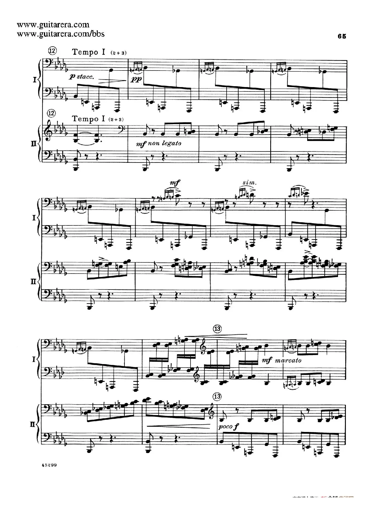 Piano Concerto Op.38（钢琴协奏曲·双钢琴·第三乐章）