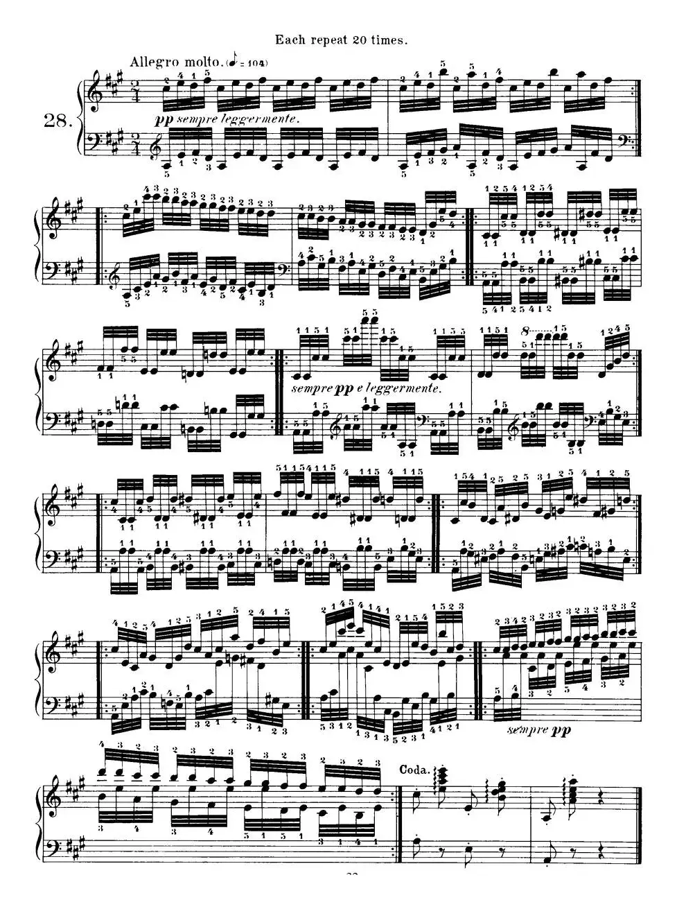 Czerny - 40 Daily Exerci Op.337（25—30）（40首日常训练曲）