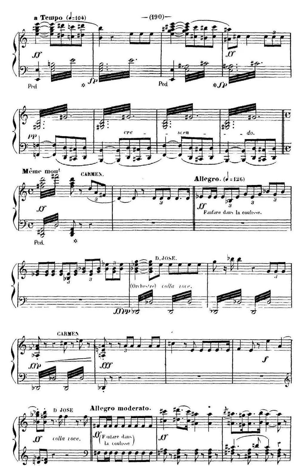 Carmen for Solo Piano（卡门全剧钢琴独奏版）（No.27）