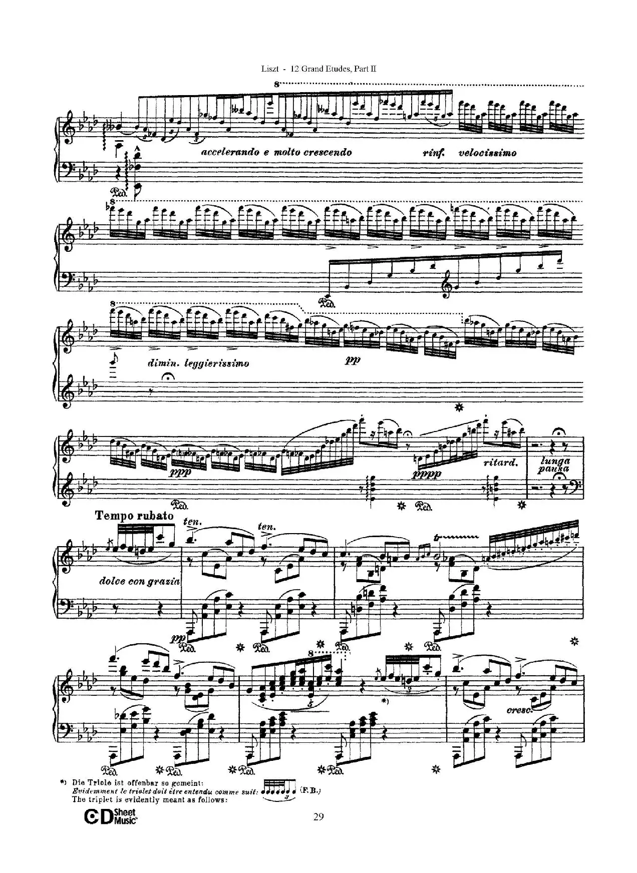 12 Grand Etudes S.137（12首华丽的练习曲·9）