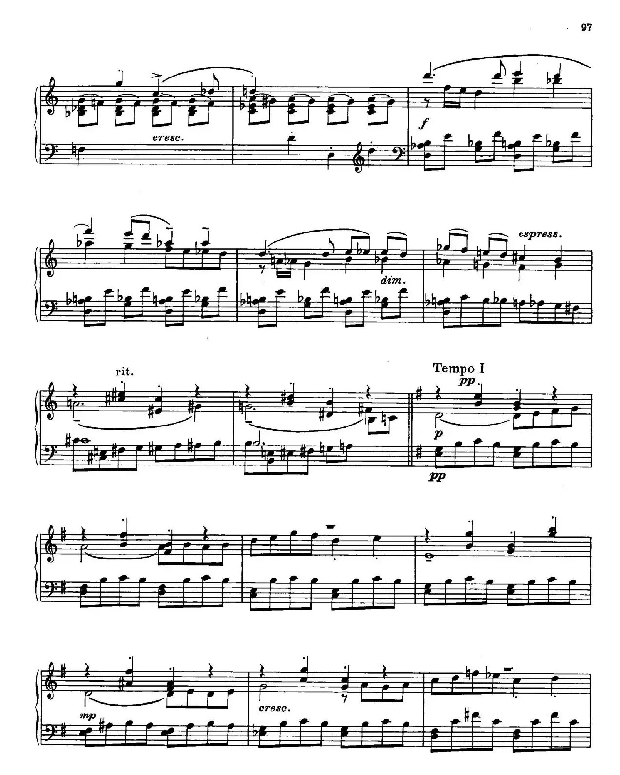 Prokofiev - Ten Pieces Op.12（普罗科菲耶夫-10首小品·5）