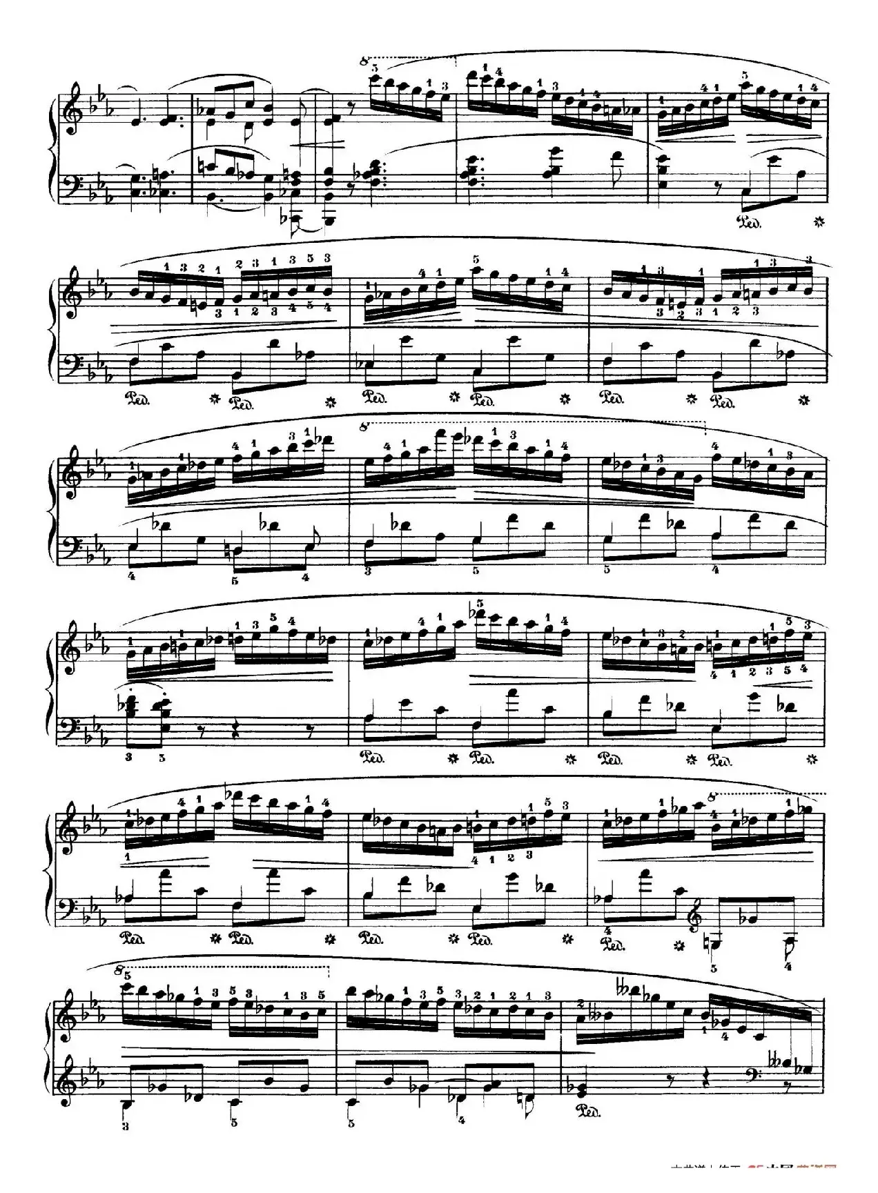 Piano Sonata No.3 in b Minor Op.58（b小调第三钢琴奏鸣曲·第四乐章）