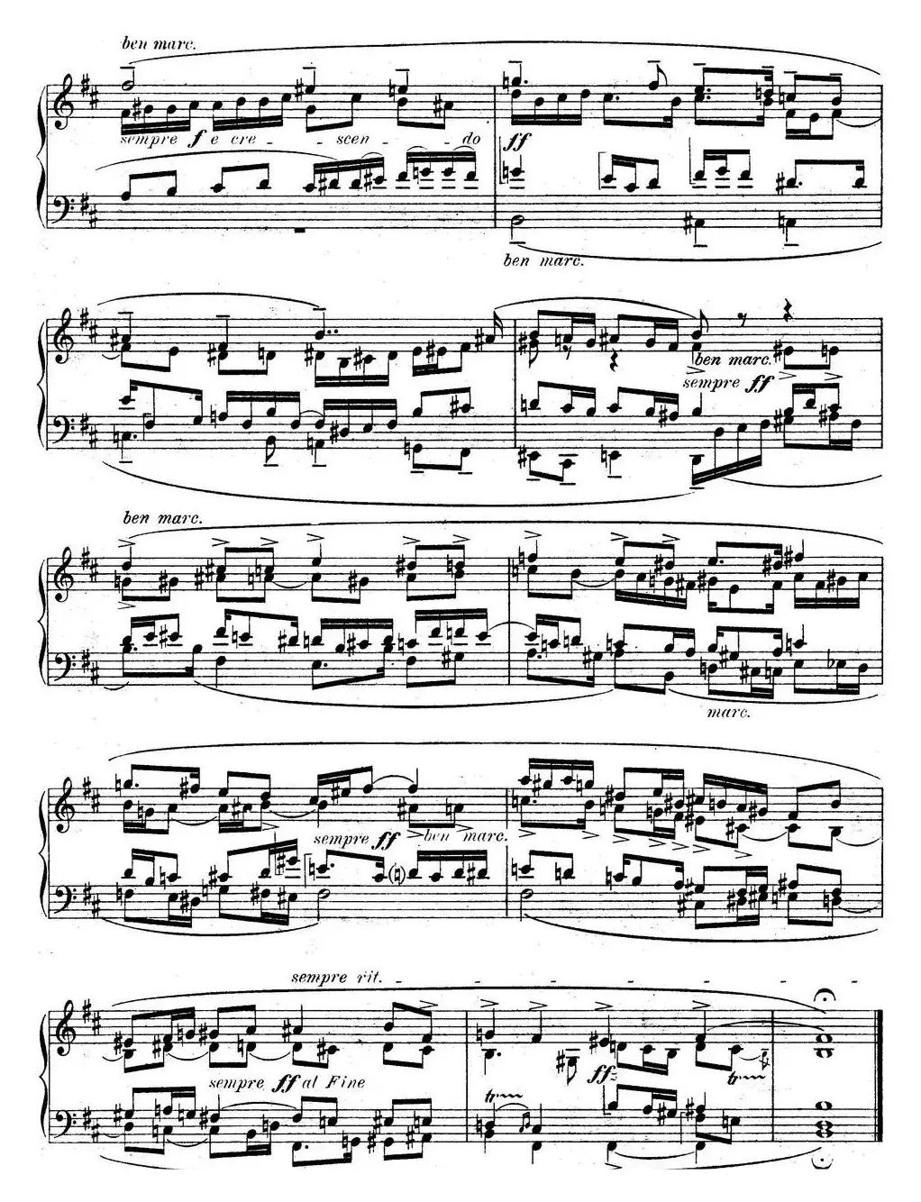 6 Preludes and Fugues Op.99（6首前奏曲与赋格·4）