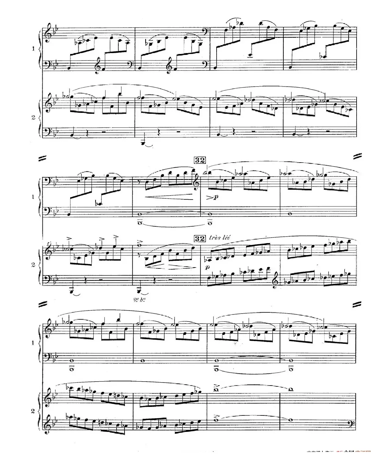 Concerto for 2 Pianos in d Minor（d小调双钢琴协奏曲· 第二乐章）