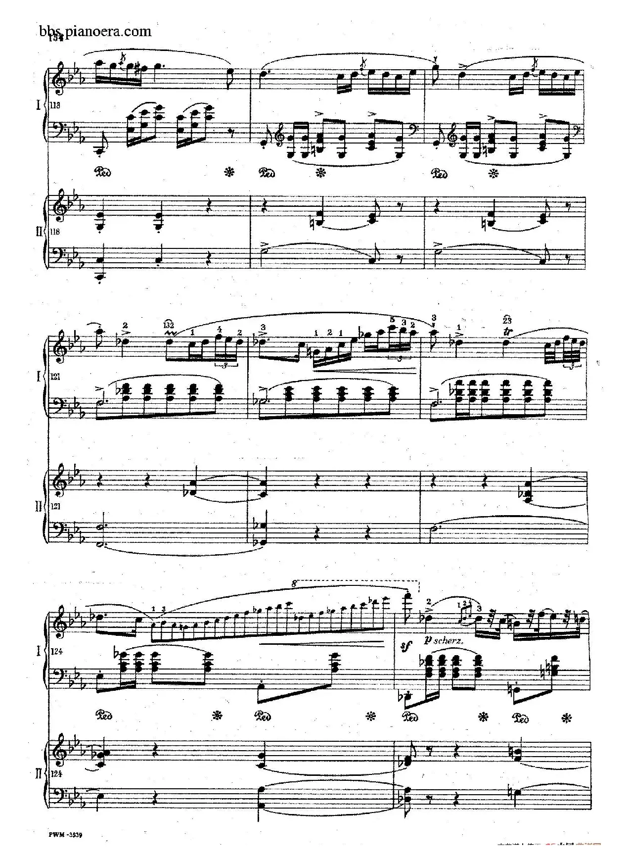 Grande Polonaise Brilliante Preceded by an Andante Spianato Op.22（平静的行板与华丽的波兰舞曲·双钢琴版）