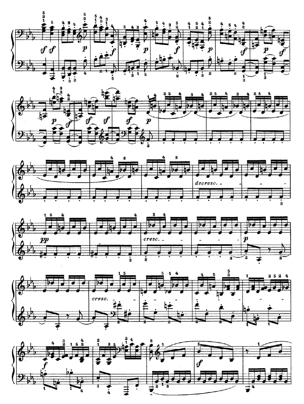 Piano Sonata in Es-dur Op. 27-1（降E大调第十三钢琴奏鸣曲）