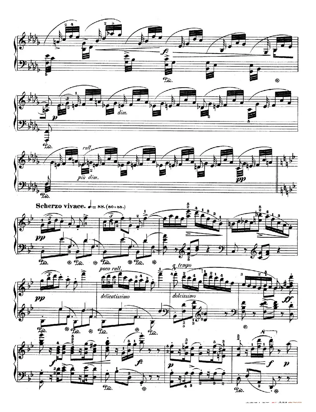 Variations on Je Vends Des Scapulaires Op.12（降B大调华丽变奏曲）