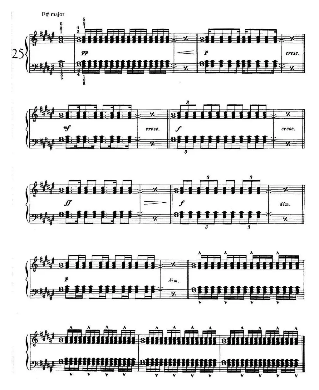 Technical Exercises S.146（李斯特钢琴技巧练习 BOOKⅠ）