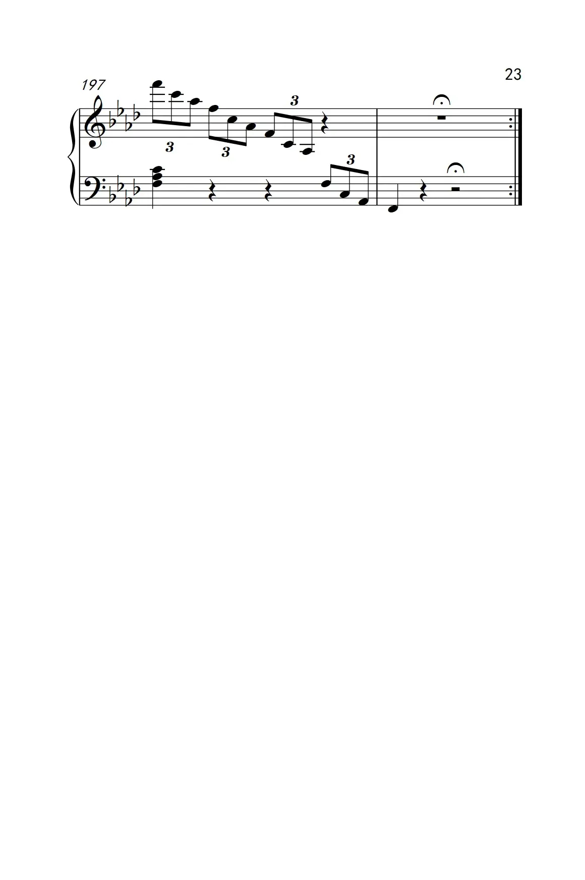 奏鸣曲 Opus 2 Nr.1 第四乐章（贝多芬奏鸣曲集 1）