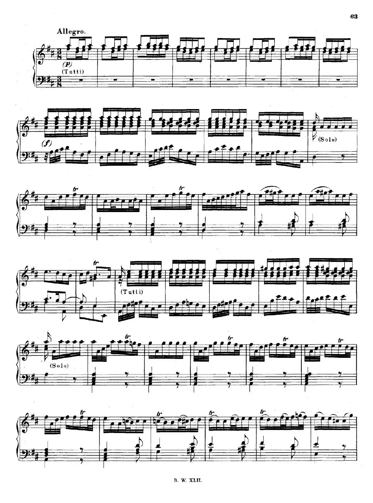 16 Concertos  BWV 972-987（十六首为独奏古钢琴而作的协奏曲）（P1——10）