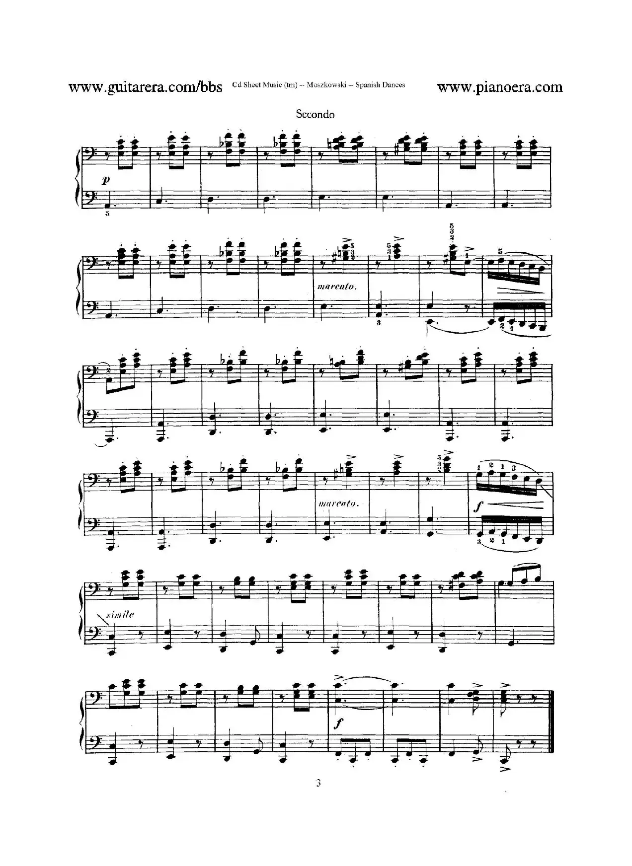 Spanish Dances Op.12（西班牙舞曲·四手联弹版）