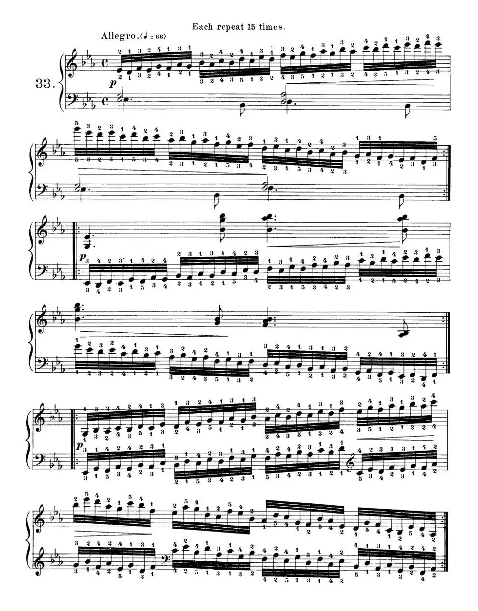 Czerny - 40 Daily Exerci Op.337（31—35）（40首日常训练曲）