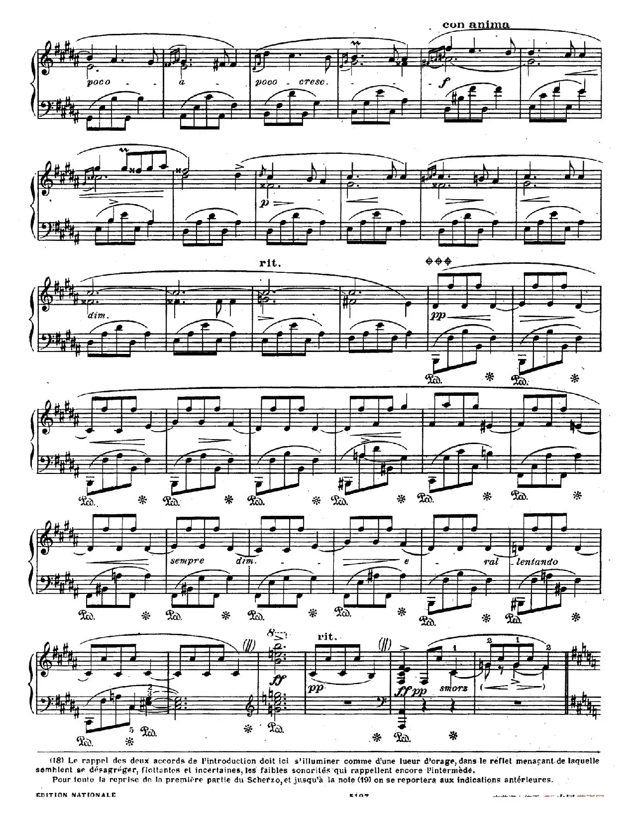 Scherzo No.1 in b Minor Op.20（b小调第一谐谑曲）