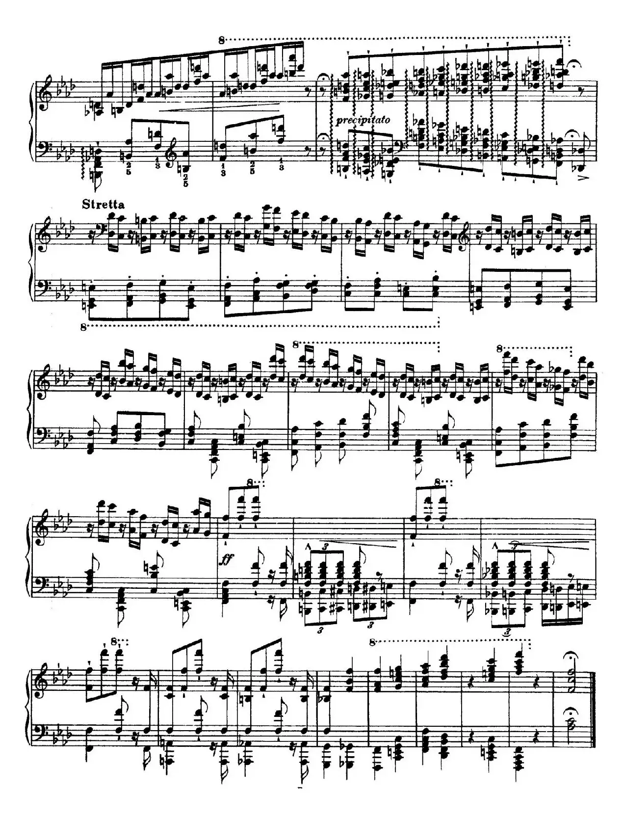 12 Etudes d'execution Transcendante S.139（12首超技练习曲·10）