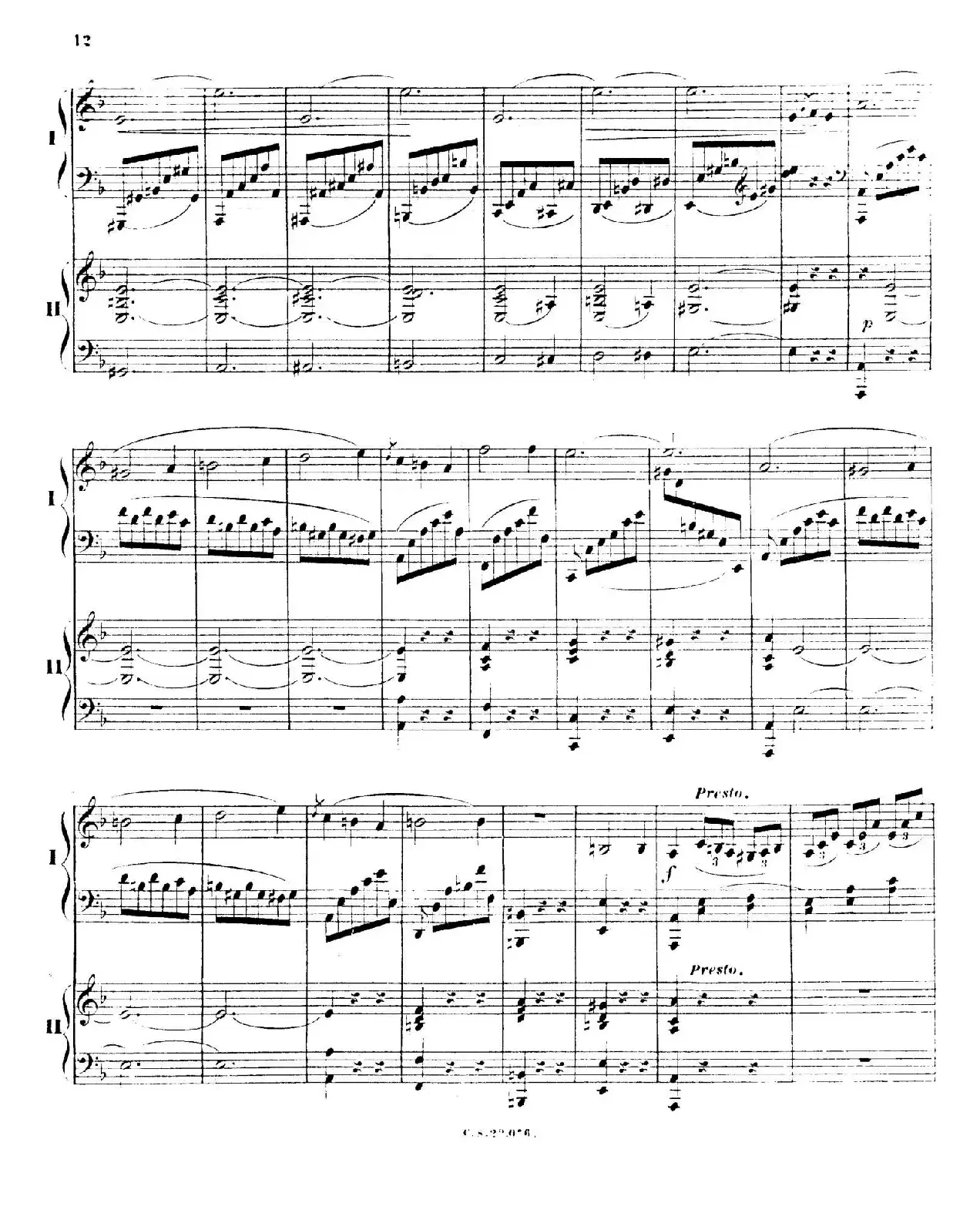 Piano Concerto No.2 in F Major Op.35（F大调第二钢琴协奏曲·Ⅰ·双钢琴）