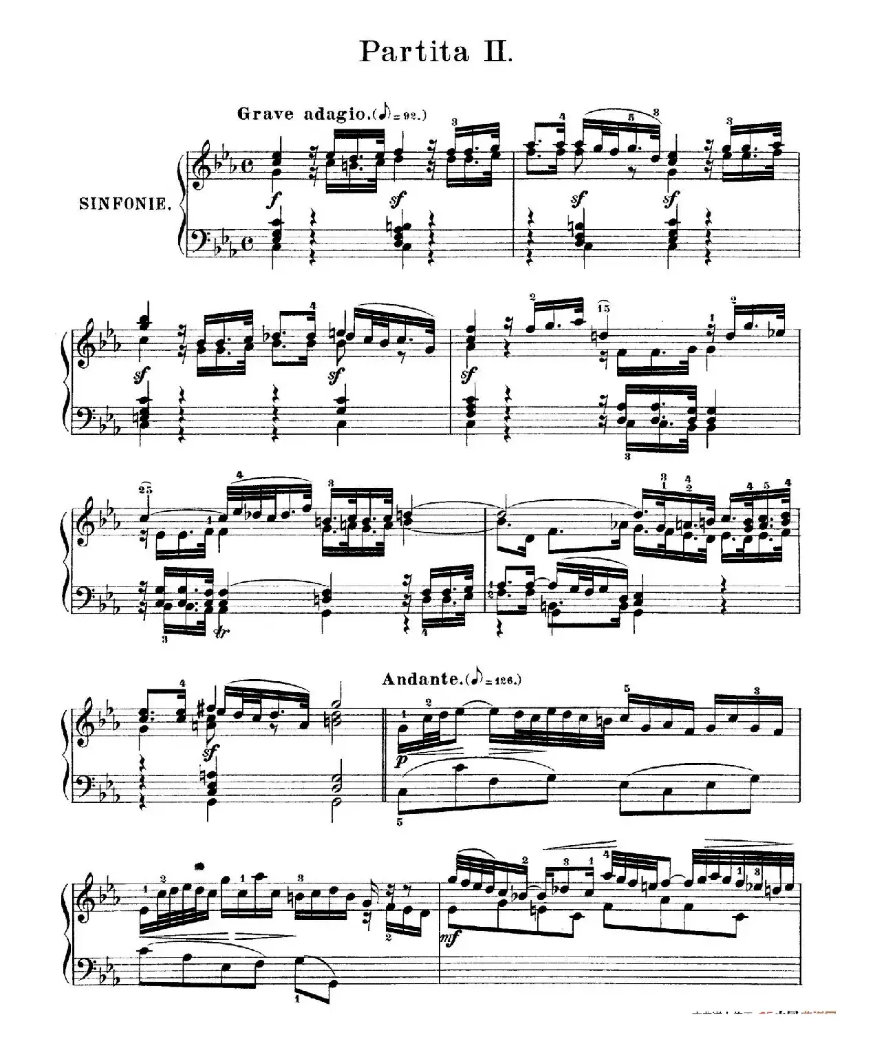 Six Partitas BWV 825-830（6首帕蒂塔·2）