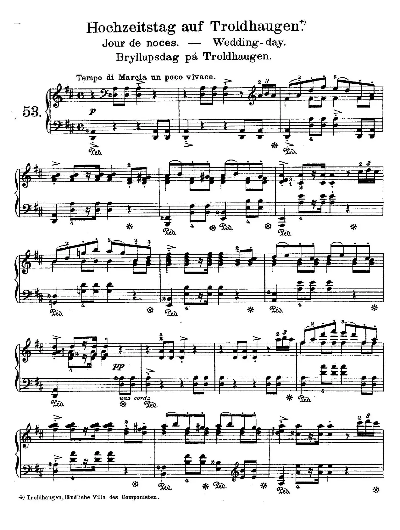 Lyric Pieces Op.65，No.6