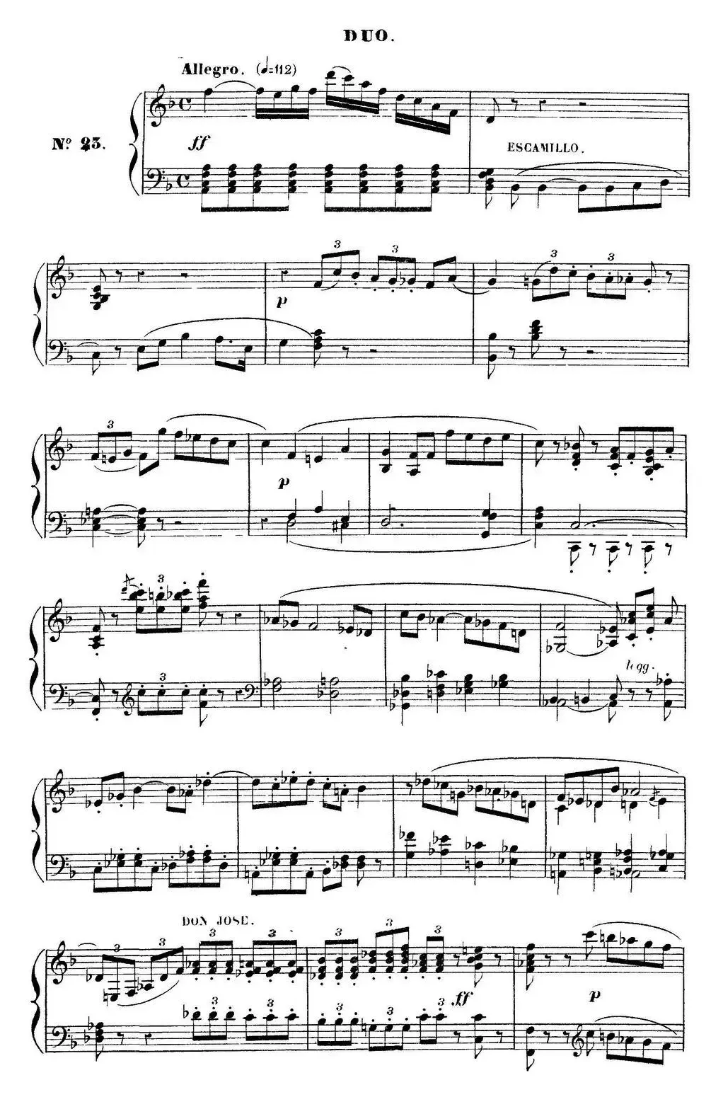 Carmen for Solo Piano（卡门全剧钢琴独奏版）（No.23）