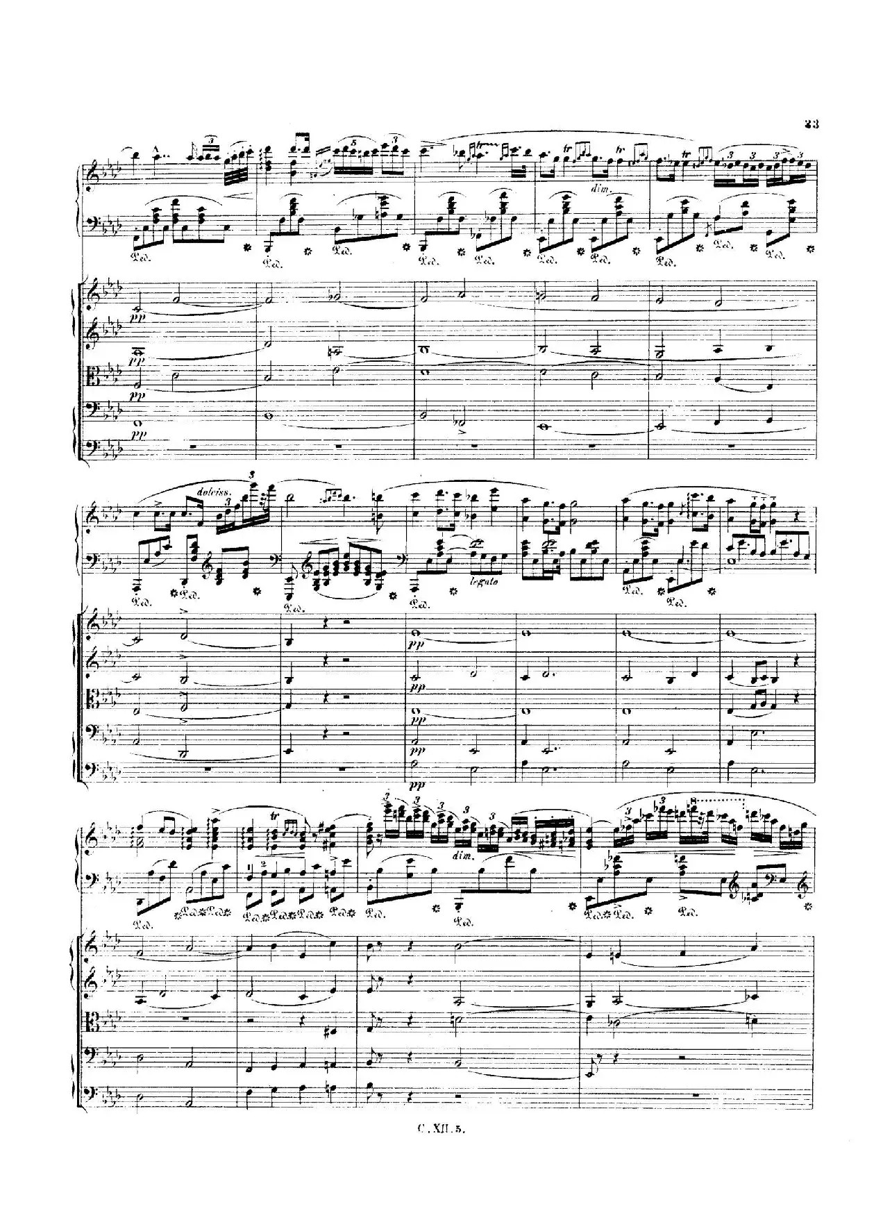 Piano Concerto No.2 in f Minor Op.21（f小调第二钢琴协奏曲·总谱）