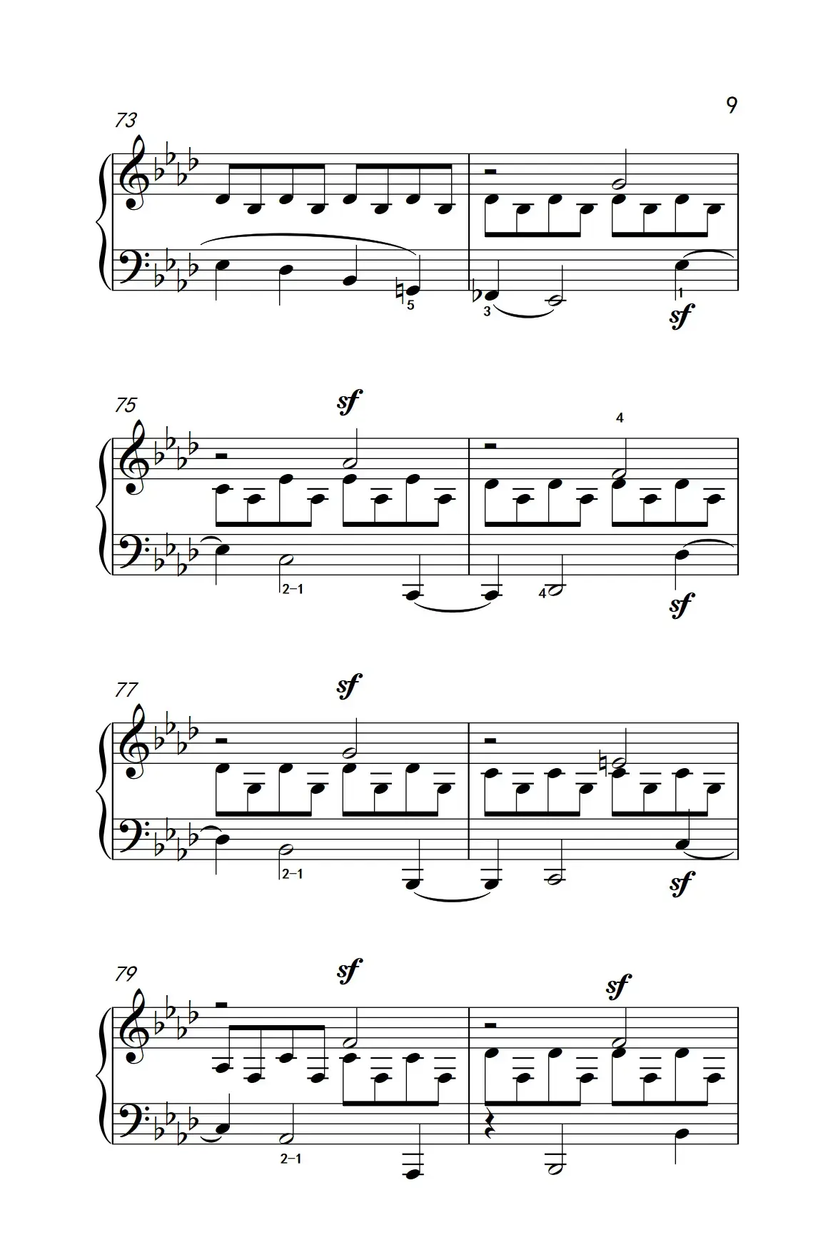 奏鸣曲 Opus 2 Nr.1 第一乐章（贝多芬奏鸣曲集 1）